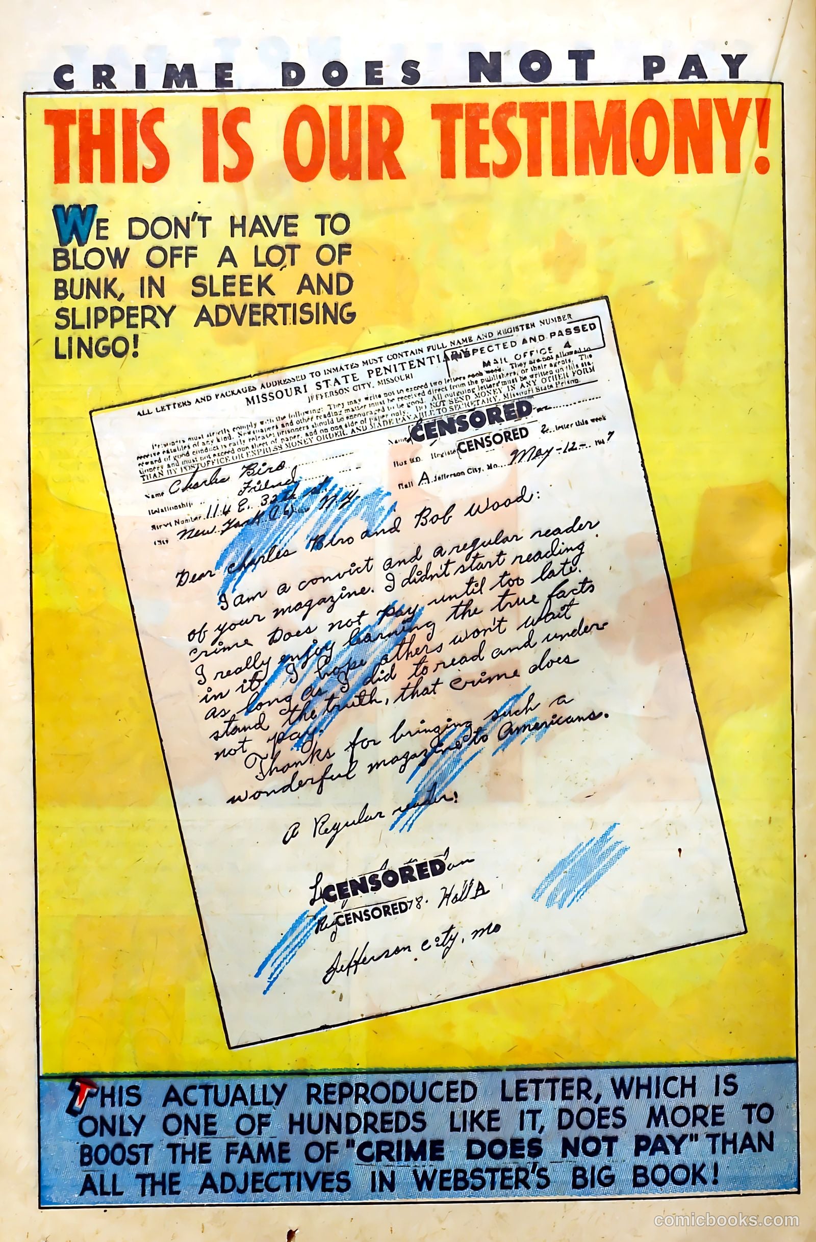 Crime Does Not Pay #56 (1947) — page 32 of 54