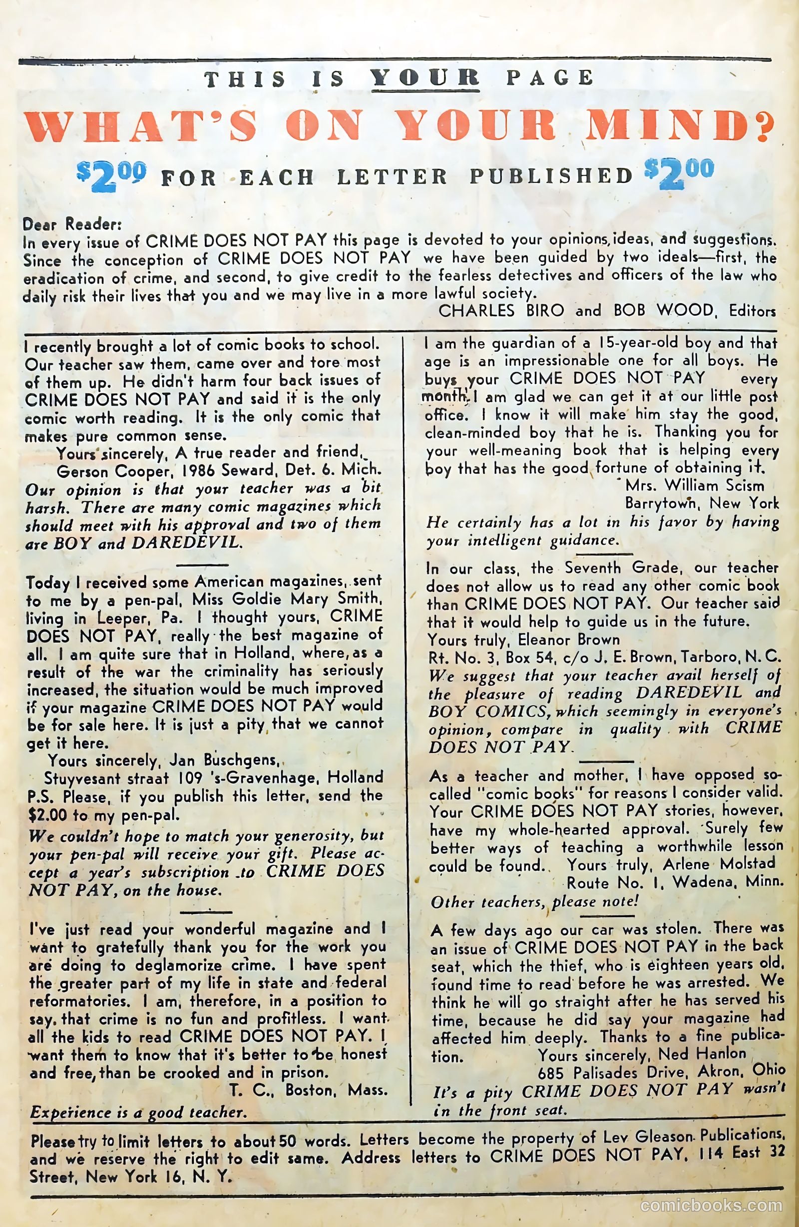 Crime Does Not Pay #56 (1947) — page 48 of 54