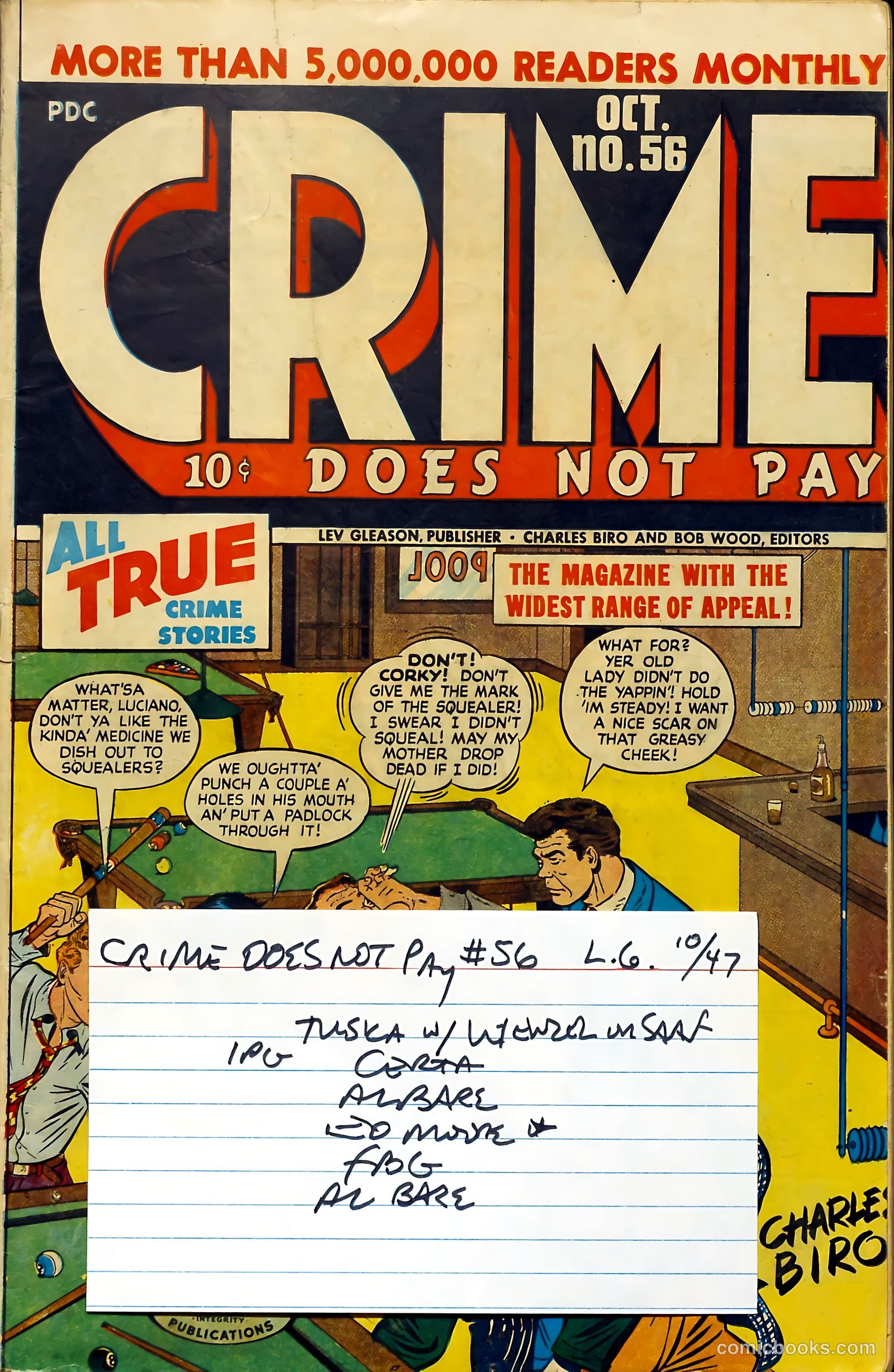 Crime Does Not Pay #56 (1947) — page 53 of 54