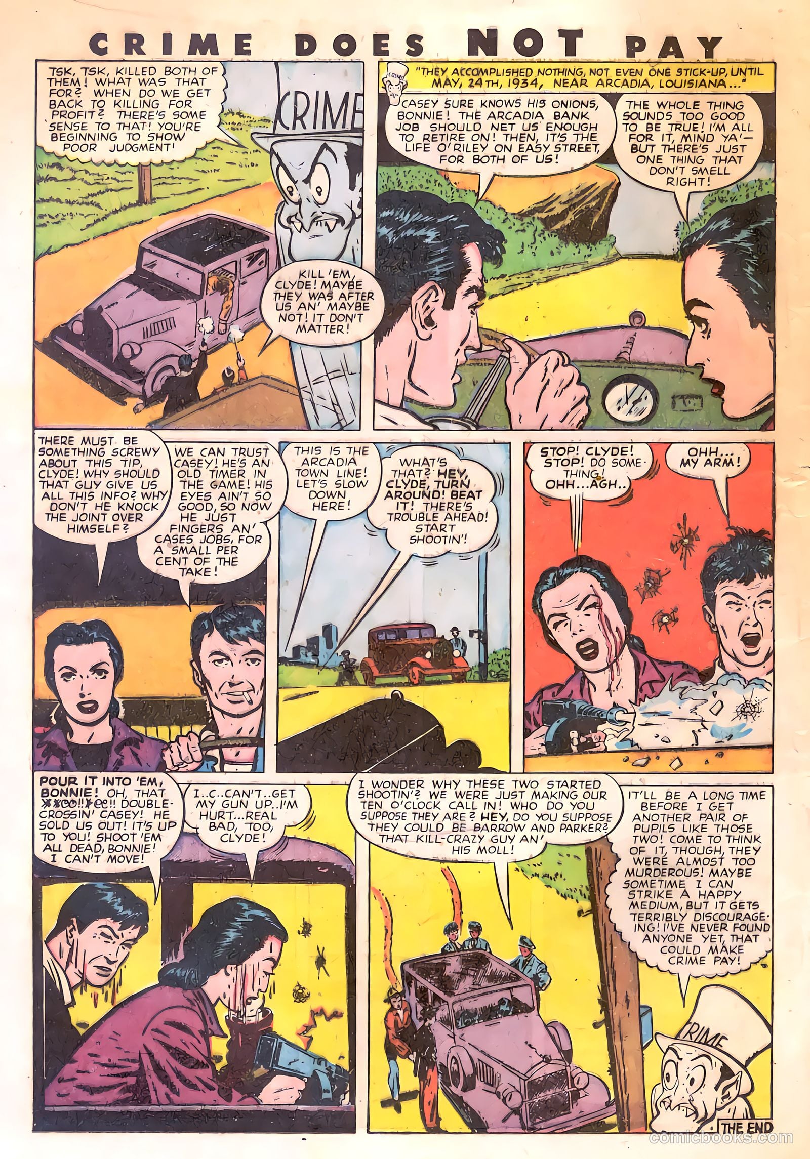 Crime Does Not Pay #57 (1947) — page 16 of 53