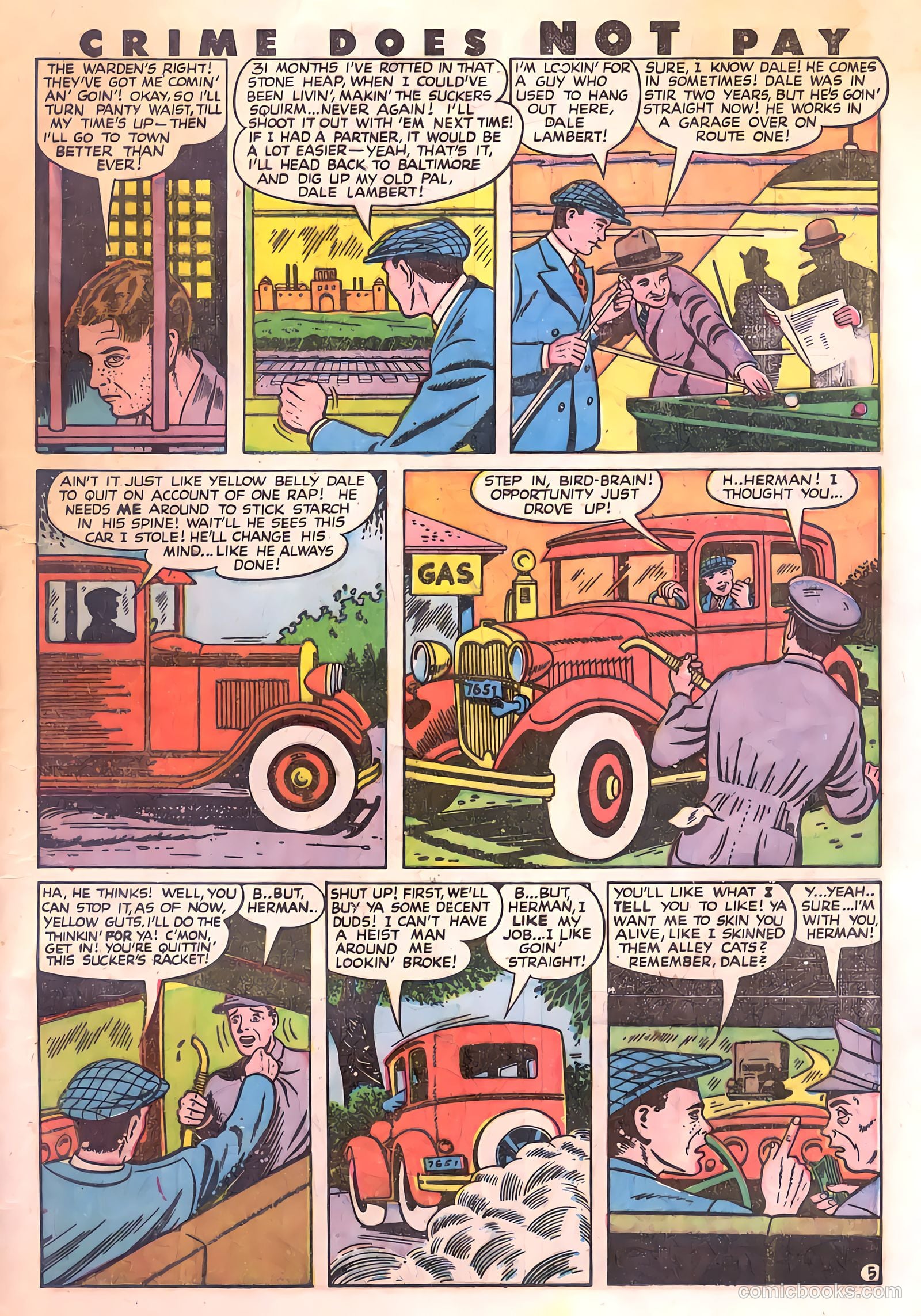 Crime Does Not Pay #57 (1947) — page 23 of 53