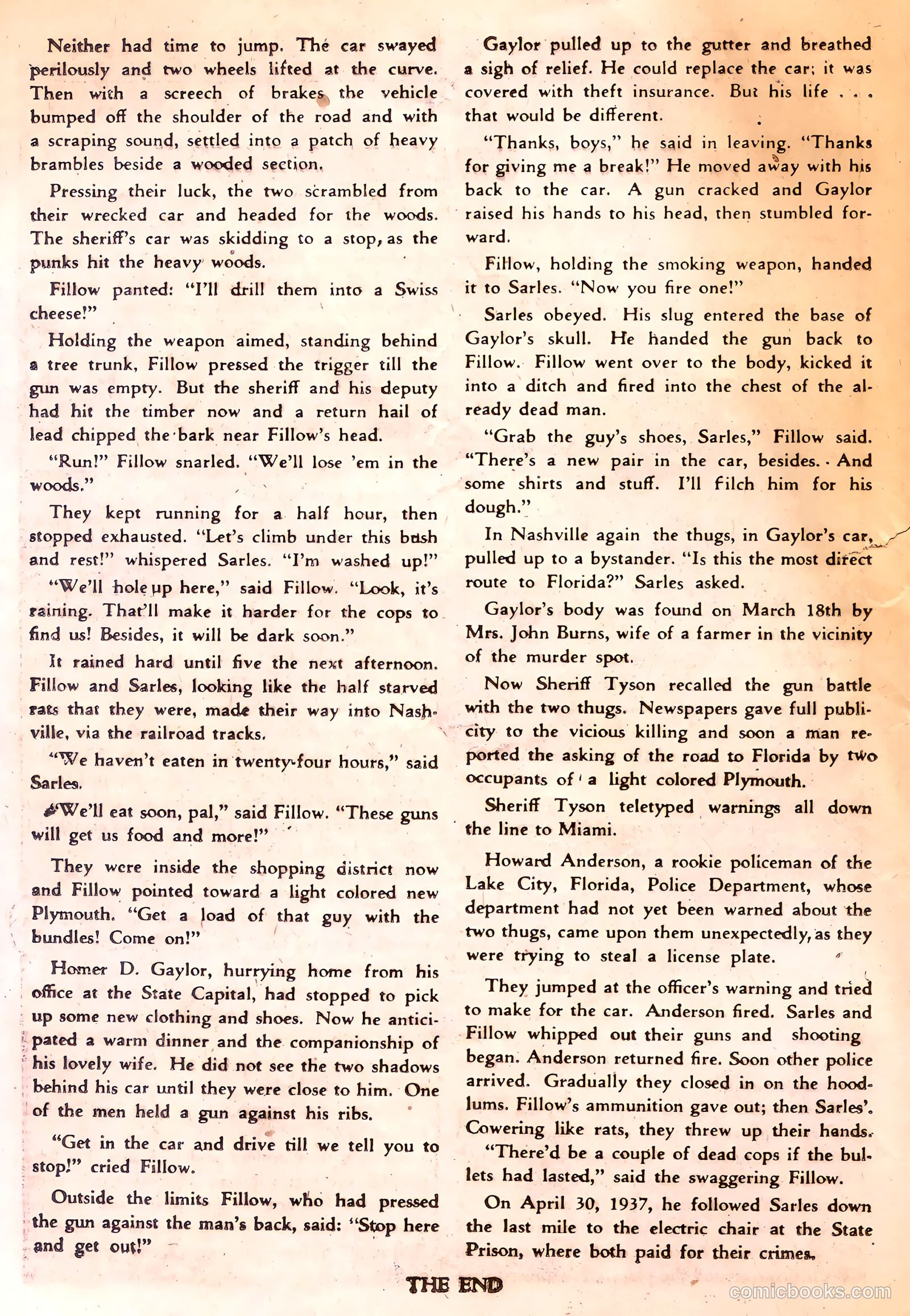 Crime Does Not Pay #57 (1947) — page 32 of 53