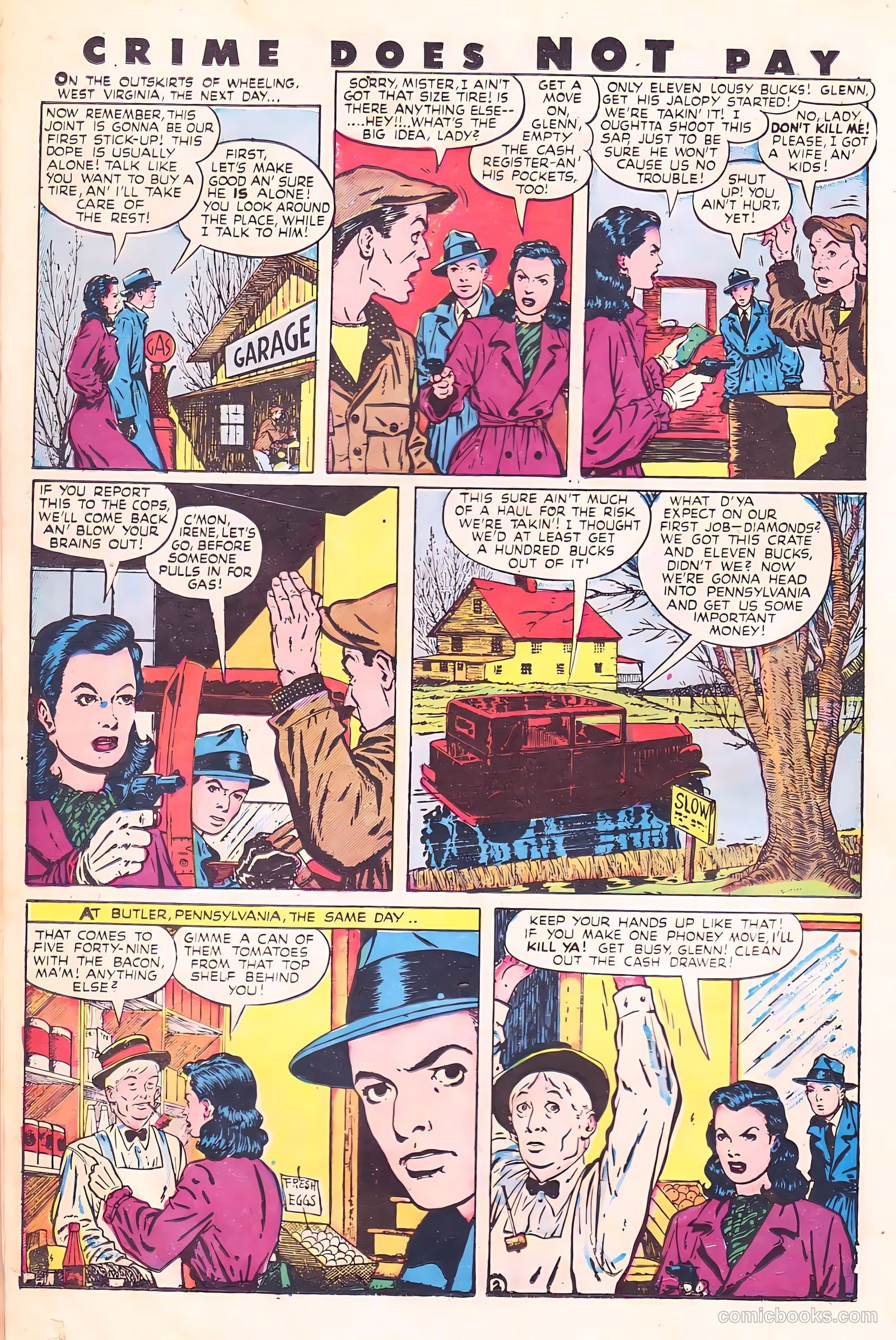 Crime Does Not Pay #57 (1947) — page 34 of 53