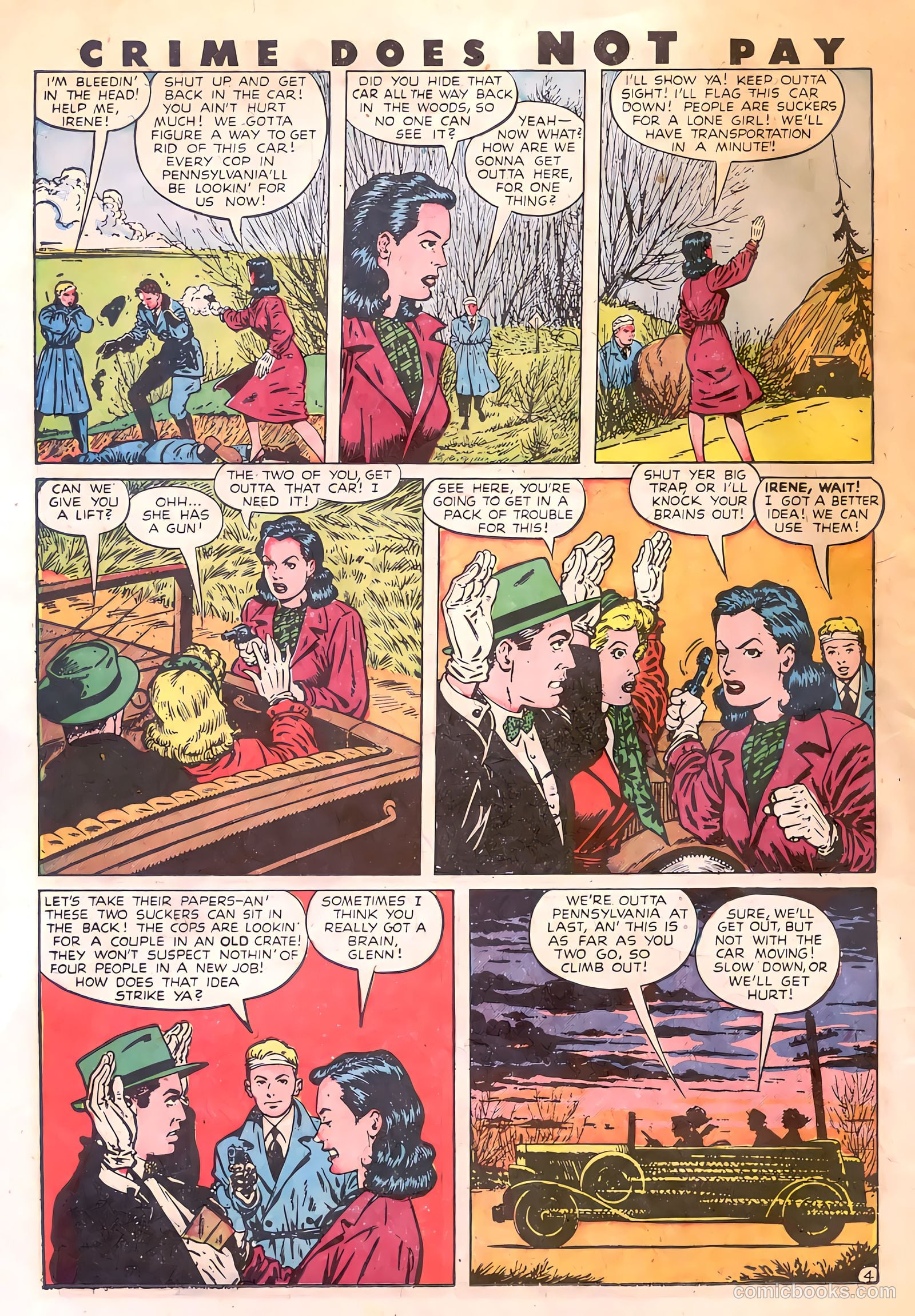 Crime Does Not Pay #57 (1947) — page 36 of 53