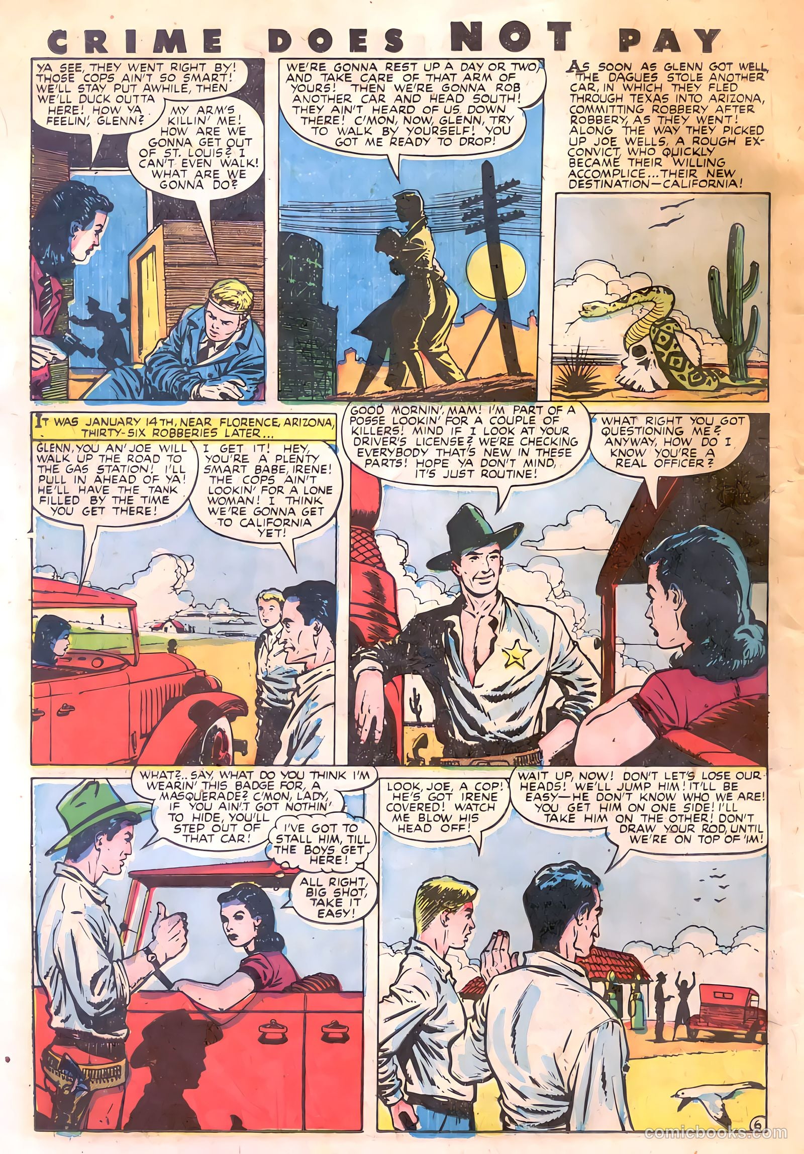 Crime Does Not Pay #57 (1947) — page 38 of 53