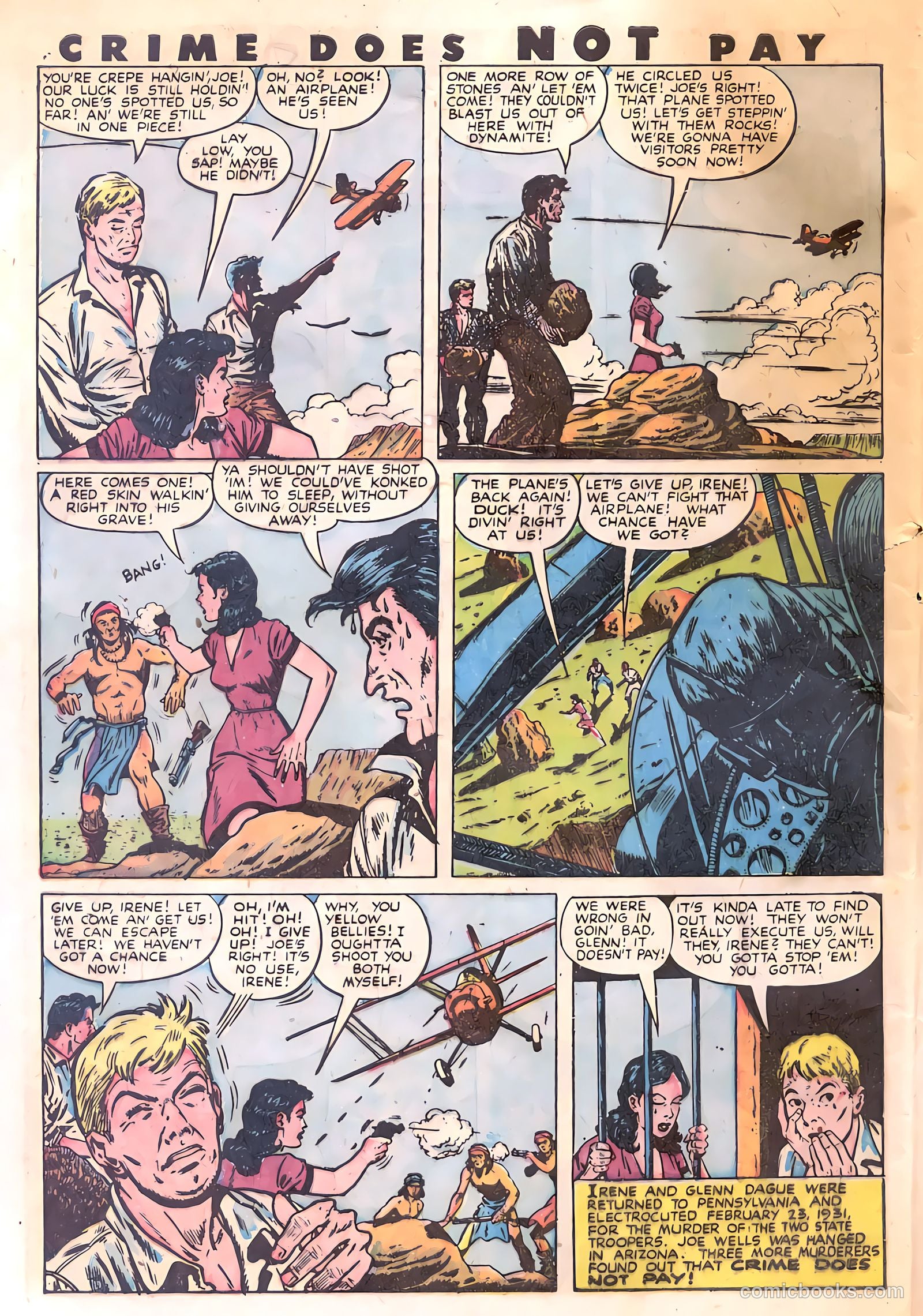 Crime Does Not Pay #57 (1947) — page 40 of 53