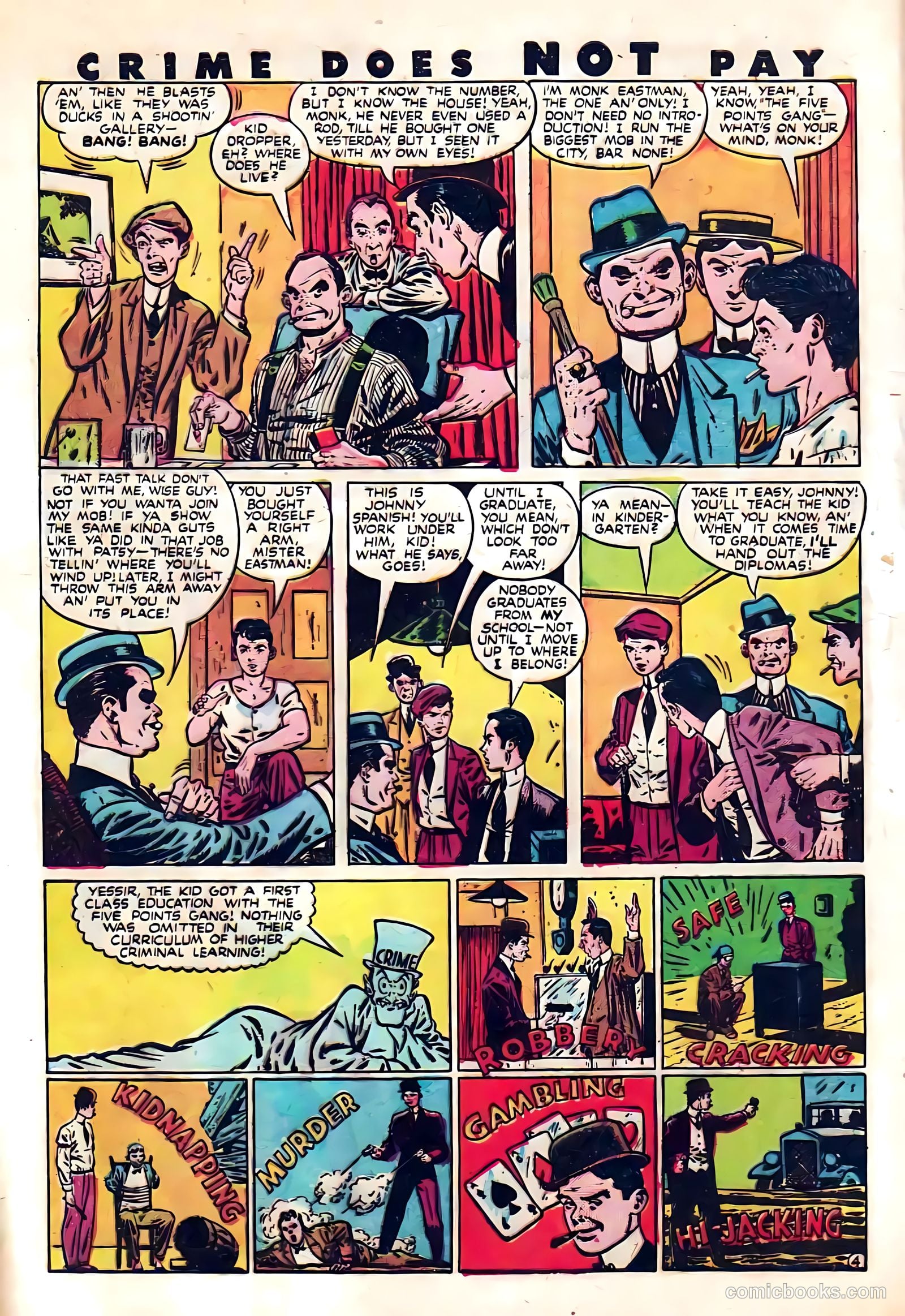 Crime Does Not Pay #58 (1947) — page 8 of 52