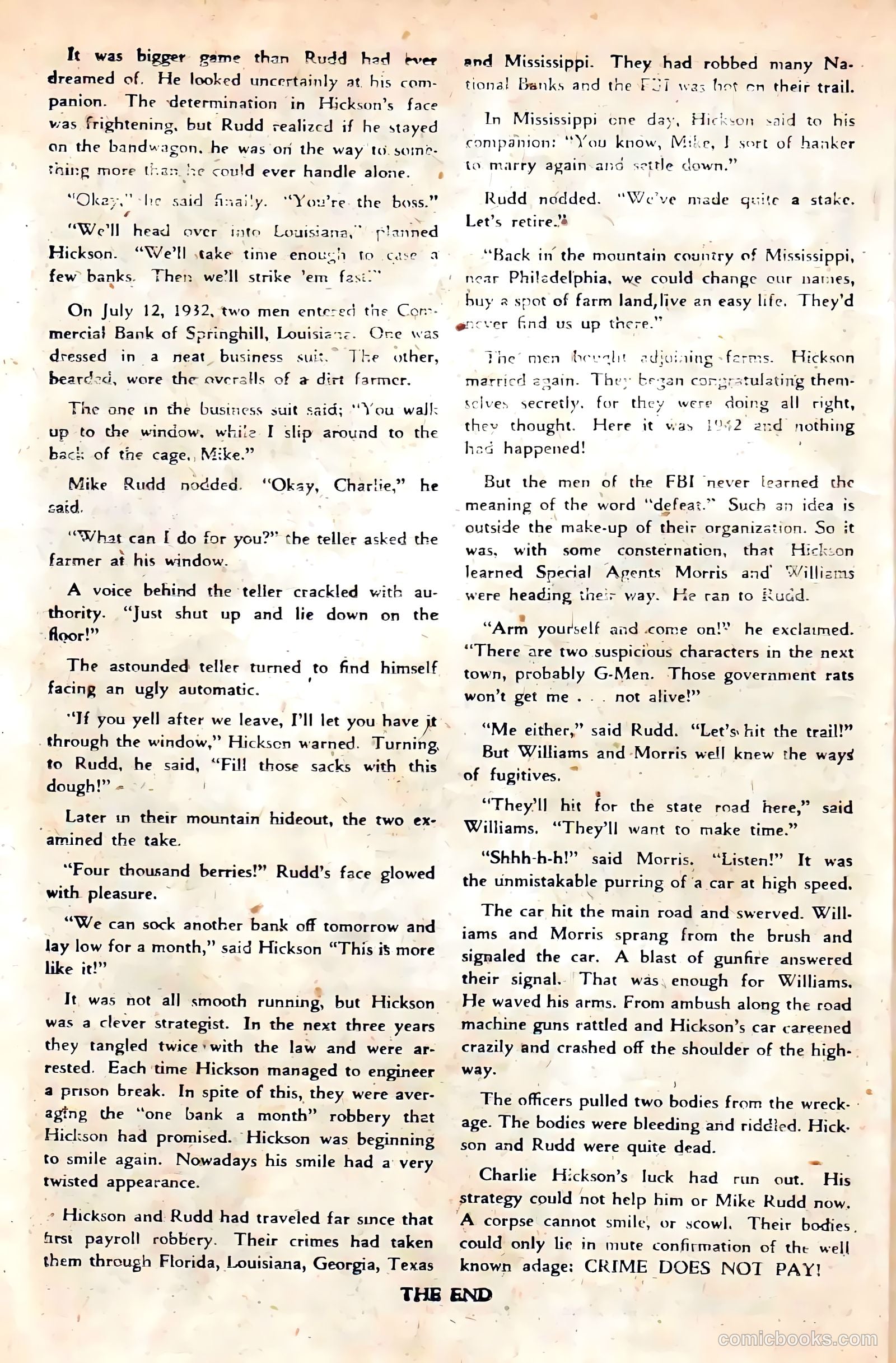 Crime Does Not Pay #58 (1947) — page 34 of 52