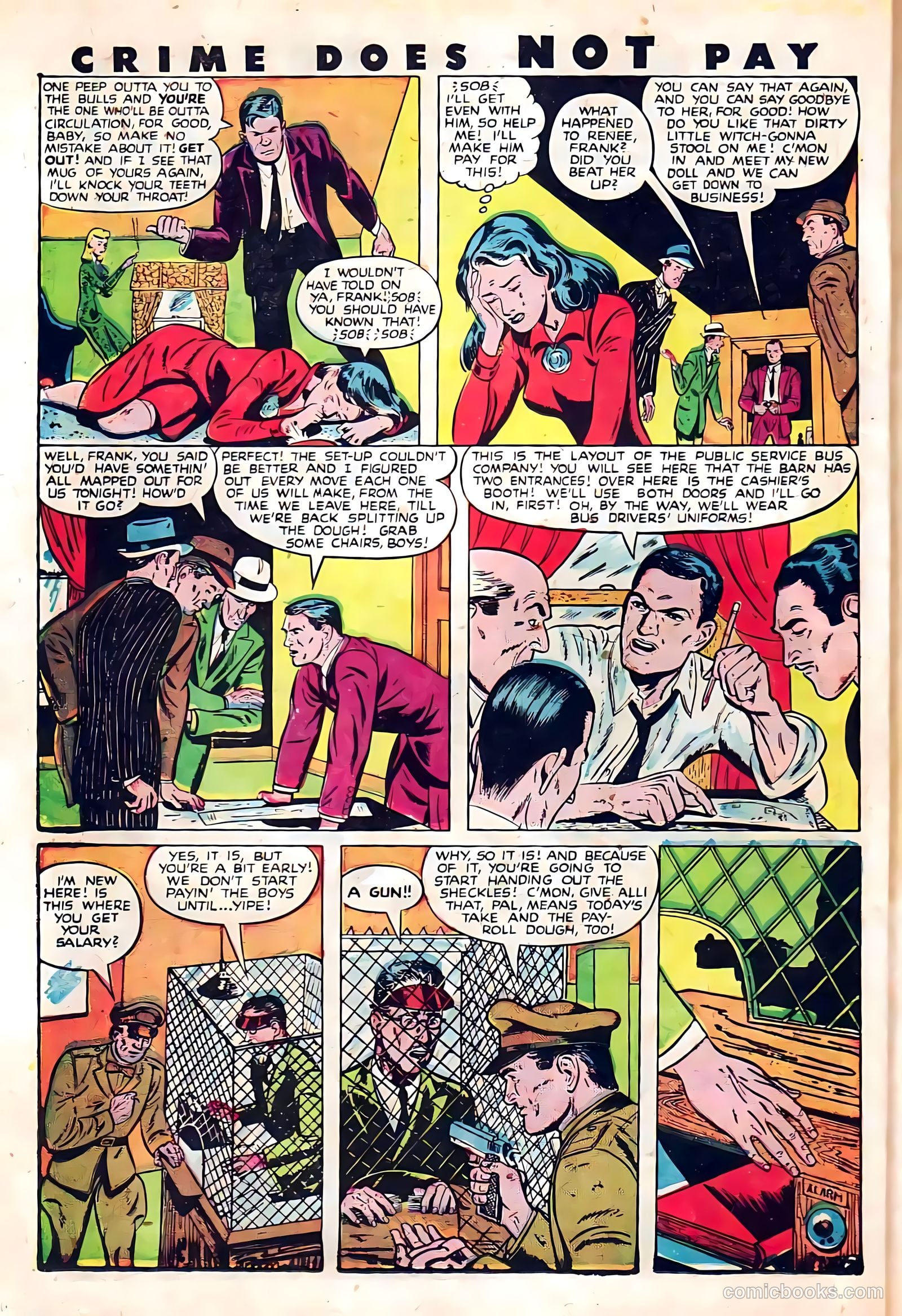 Crime Does Not Pay #58 (1947) — page 36 of 52