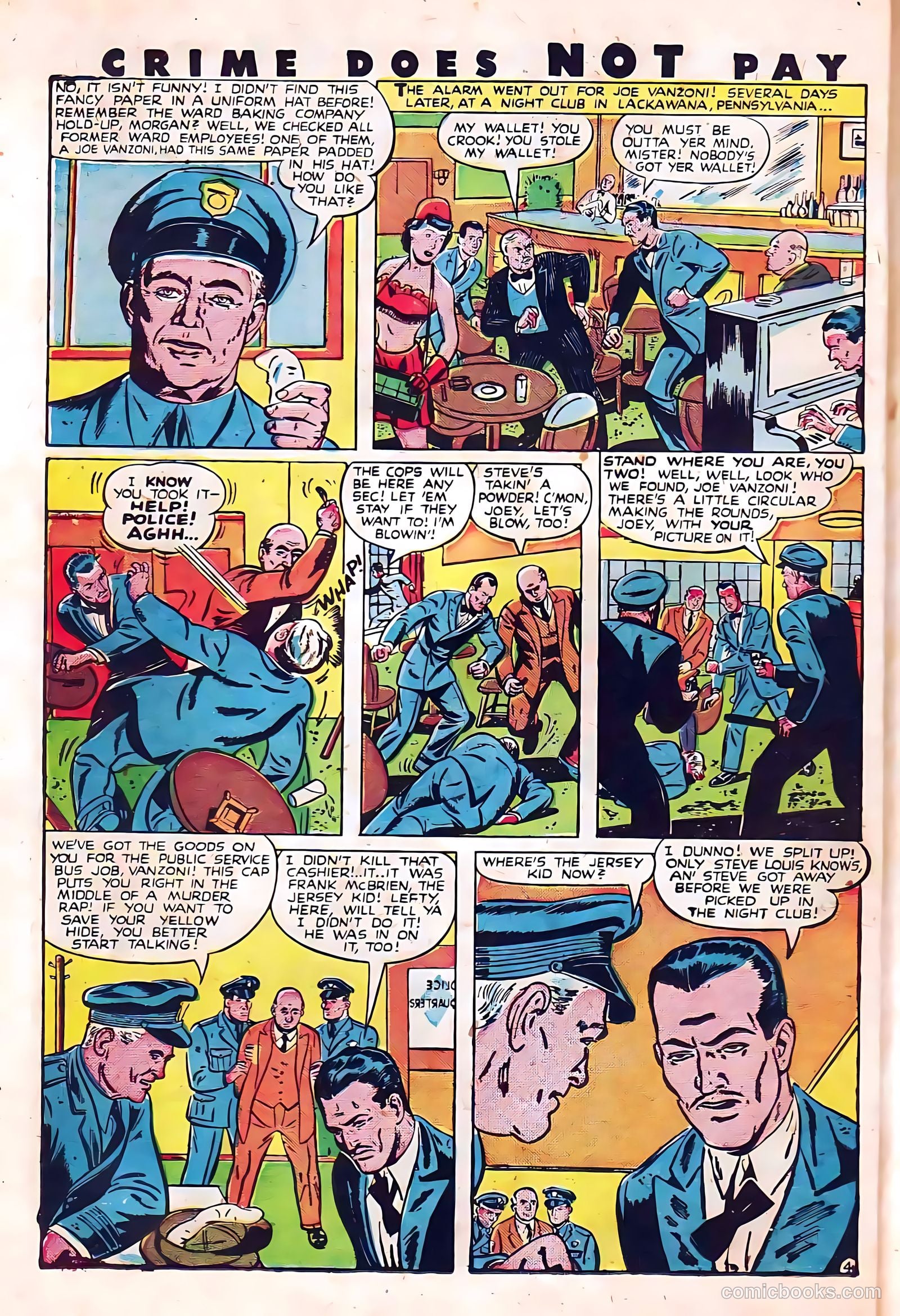 Crime Does Not Pay #58 (1947) — page 38 of 52