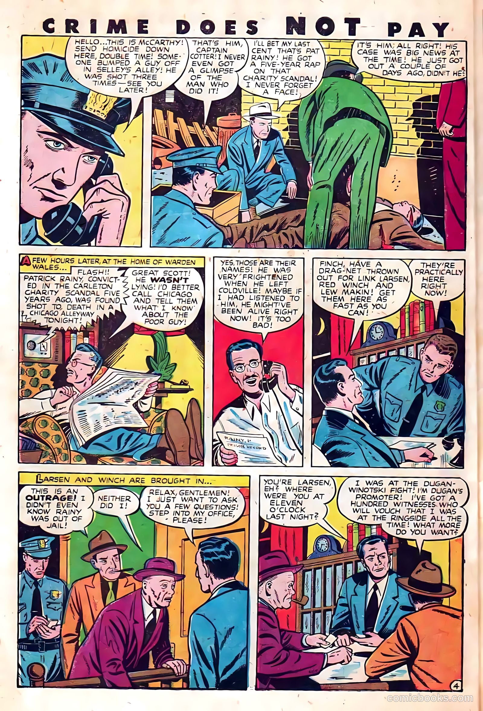 Crime Does Not Pay #58 (1947) — page 46 of 52