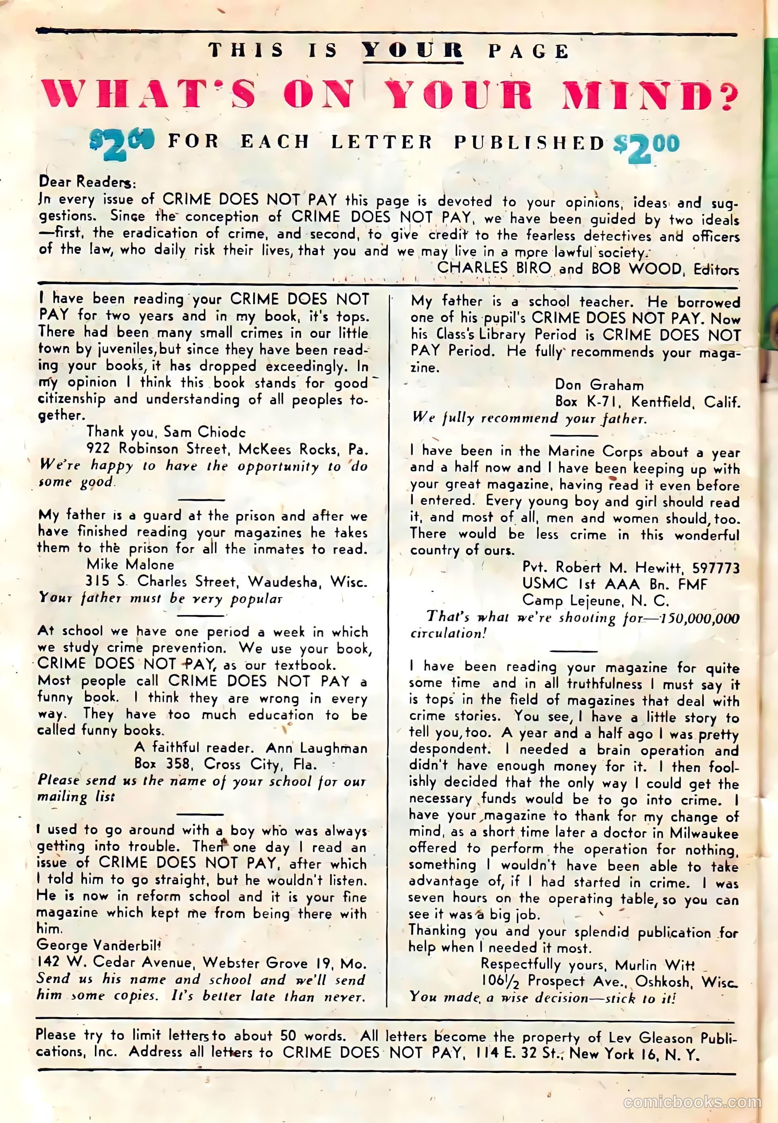 Crime Does Not Pay #58 (1947) — page 48 of 52