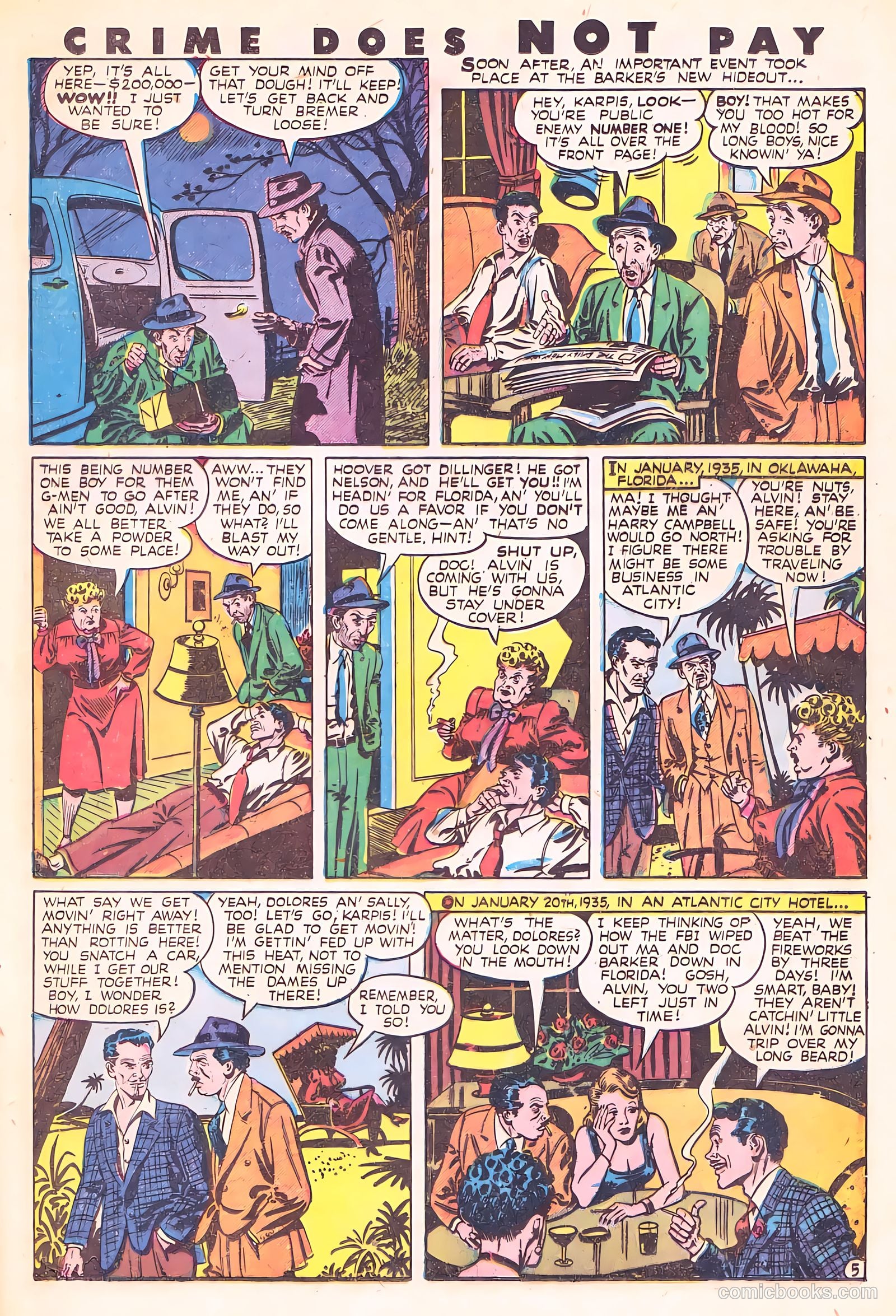 Crime Does Not Pay #59 (1948) — page 21 of 54