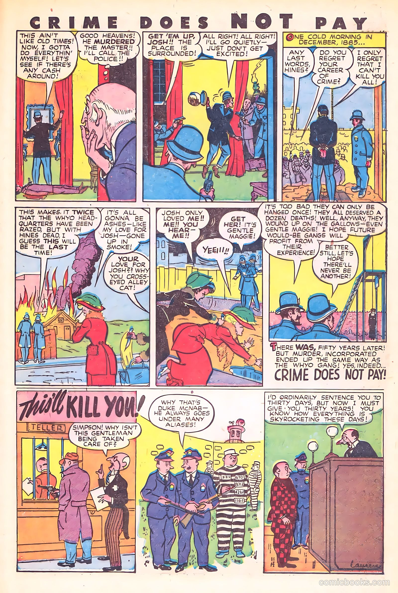Crime Does Not Pay #59 (1948) — page 36 of 54