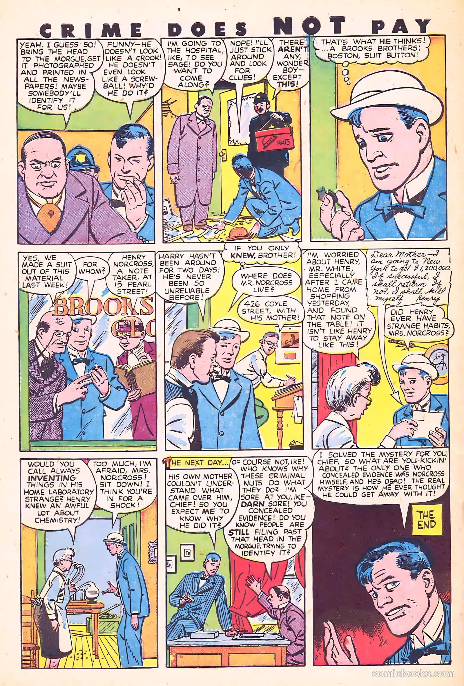 Crime Does Not Pay #59 (1948) — page 50 of 54