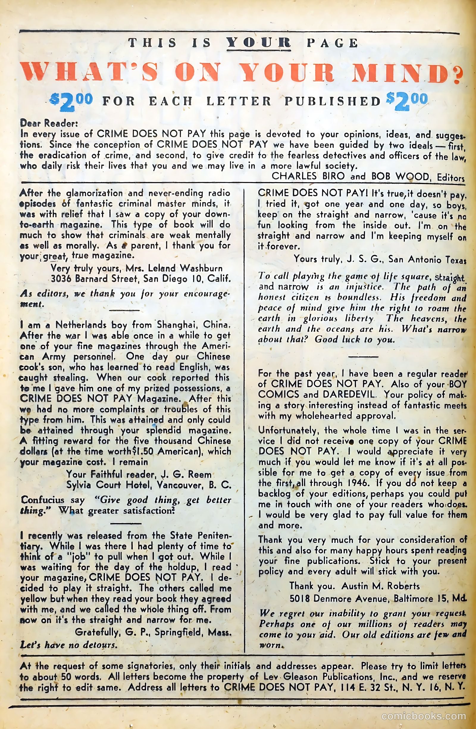 Crime Does Not Pay #60 (1948) — page 16 of 53