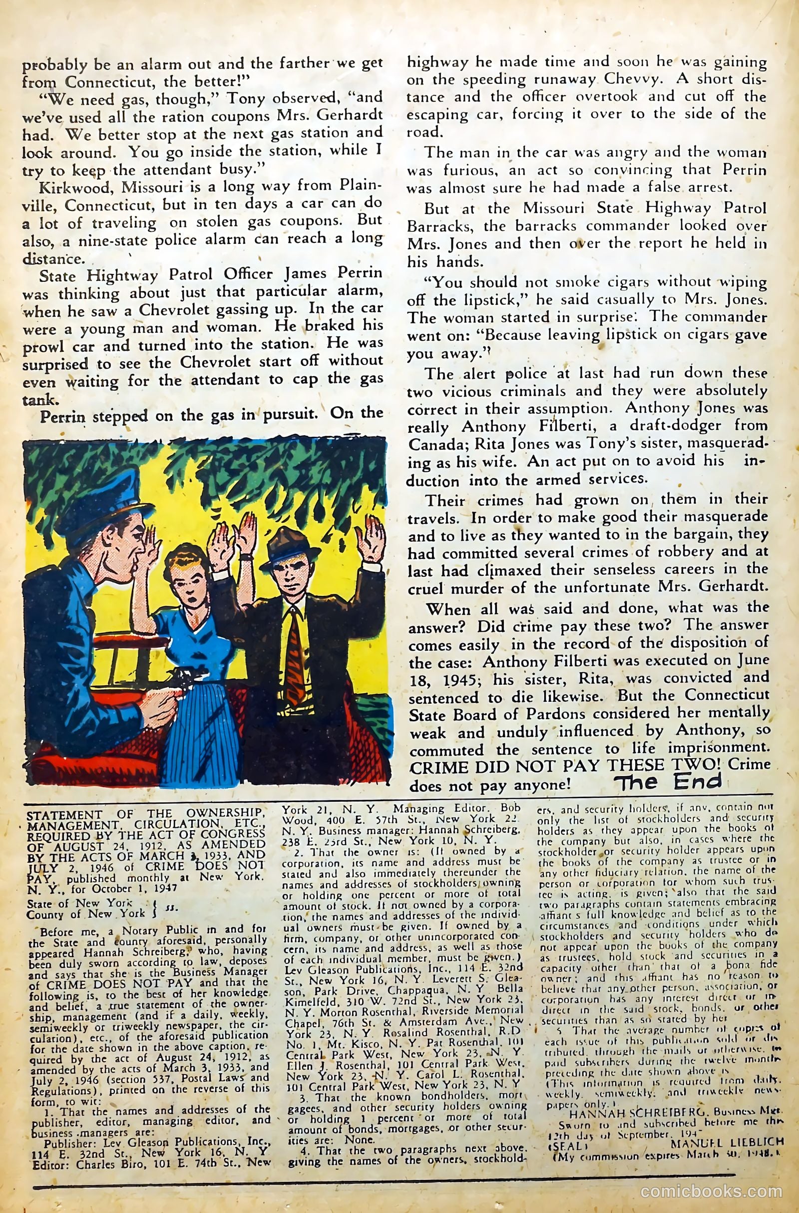 Crime Does Not Pay #60 (1948) — page 34 of 53