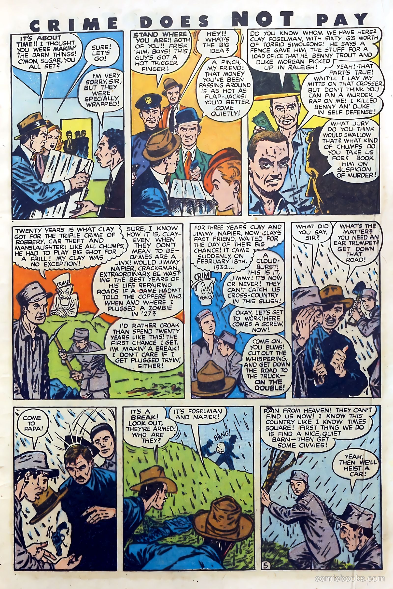 Crime Does Not Pay #61 (1948) — page 9 of 54