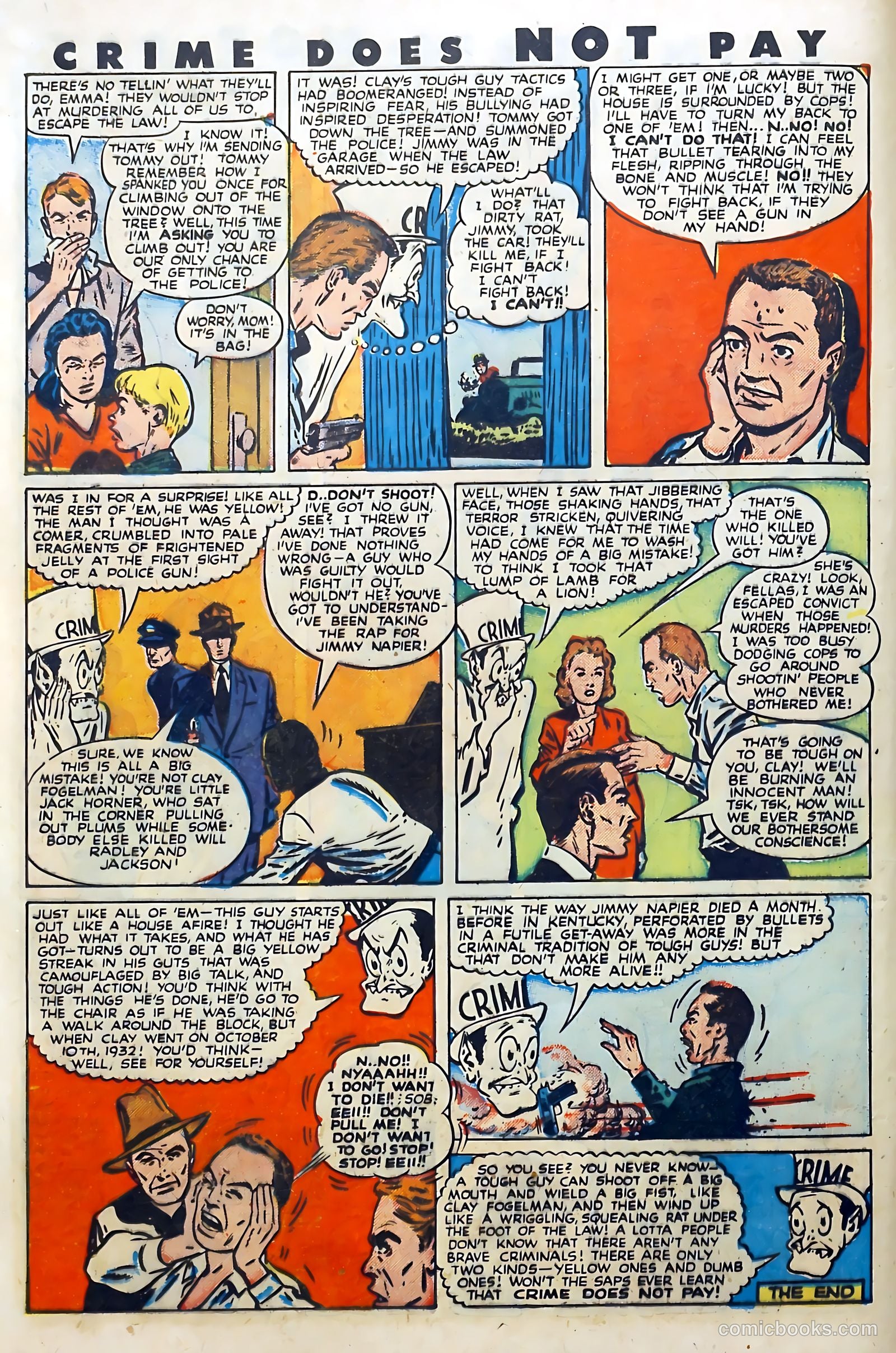 Crime Does Not Pay #61 (1948) — page 16 of 54