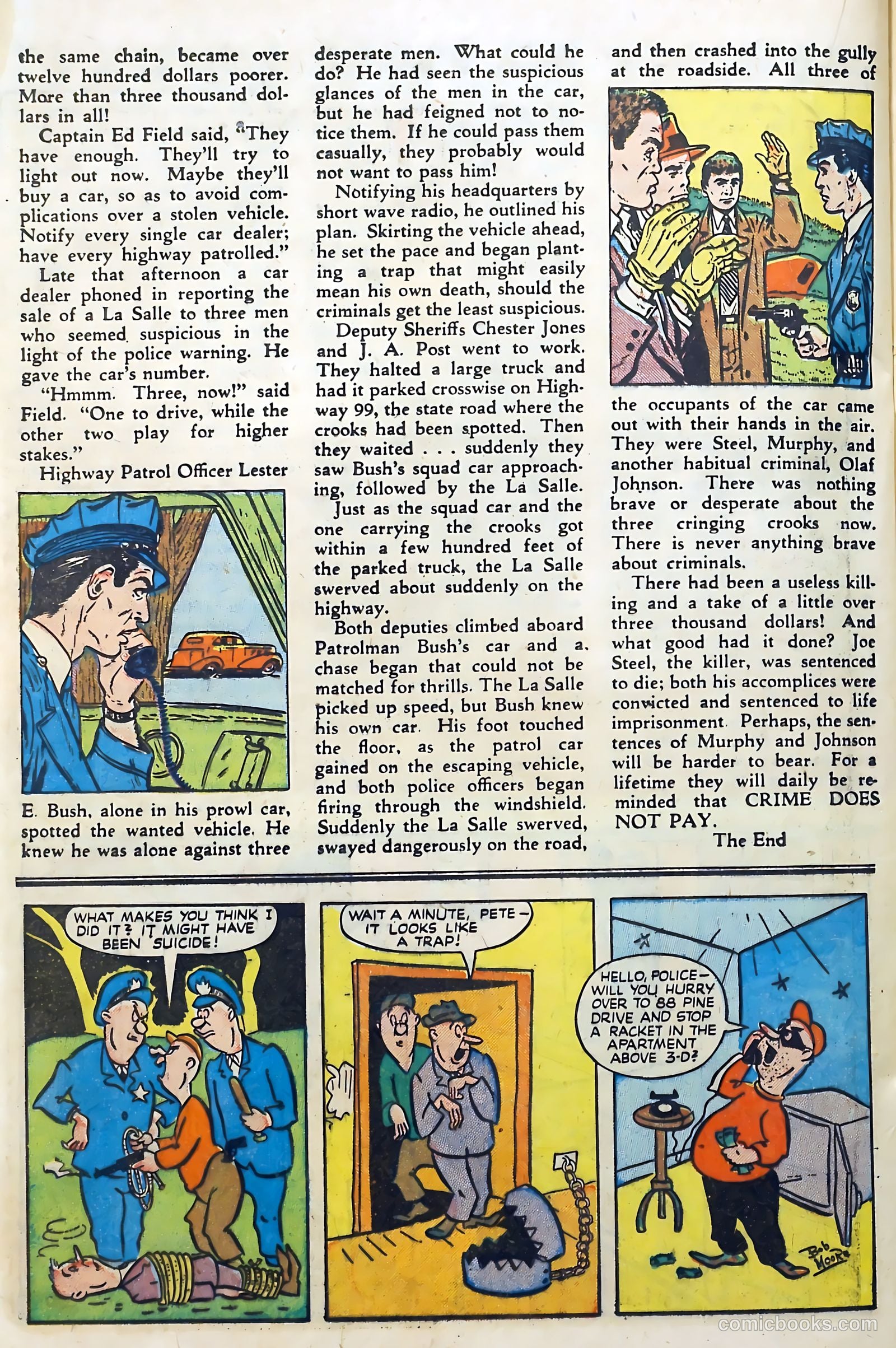 Crime Does Not Pay #61 (1948) — page 32 of 54