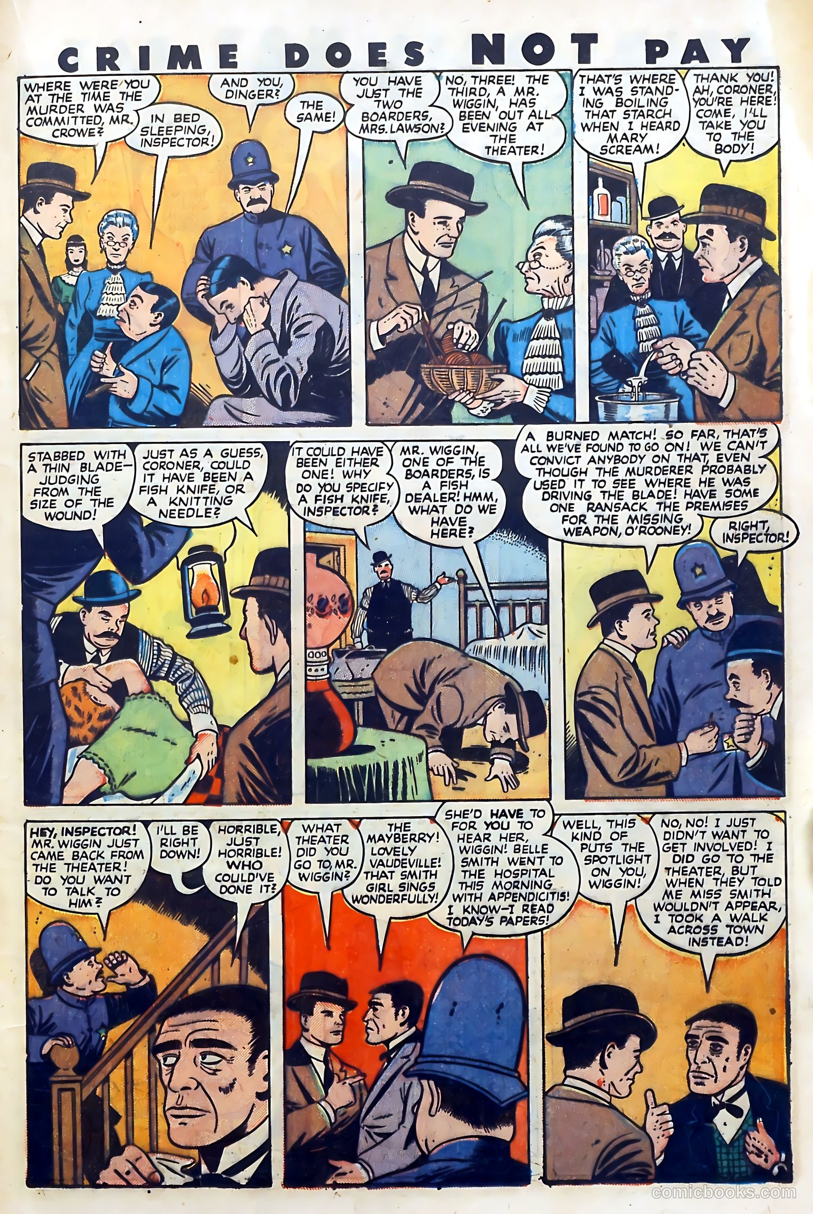 Crime Does Not Pay #61 (1948) — page 35 of 54
