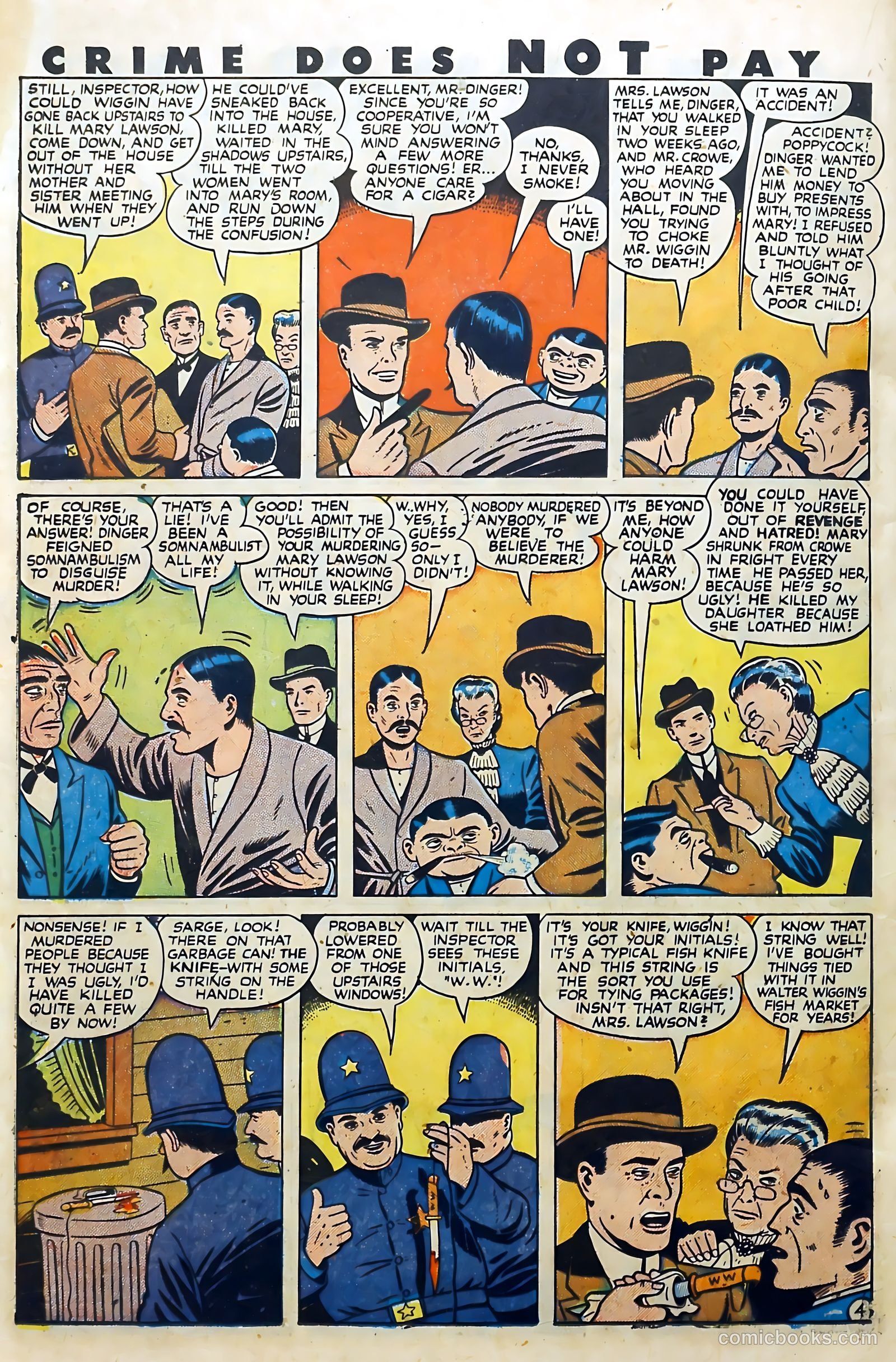 Crime Does Not Pay #61 (1948) — page 36 of 54