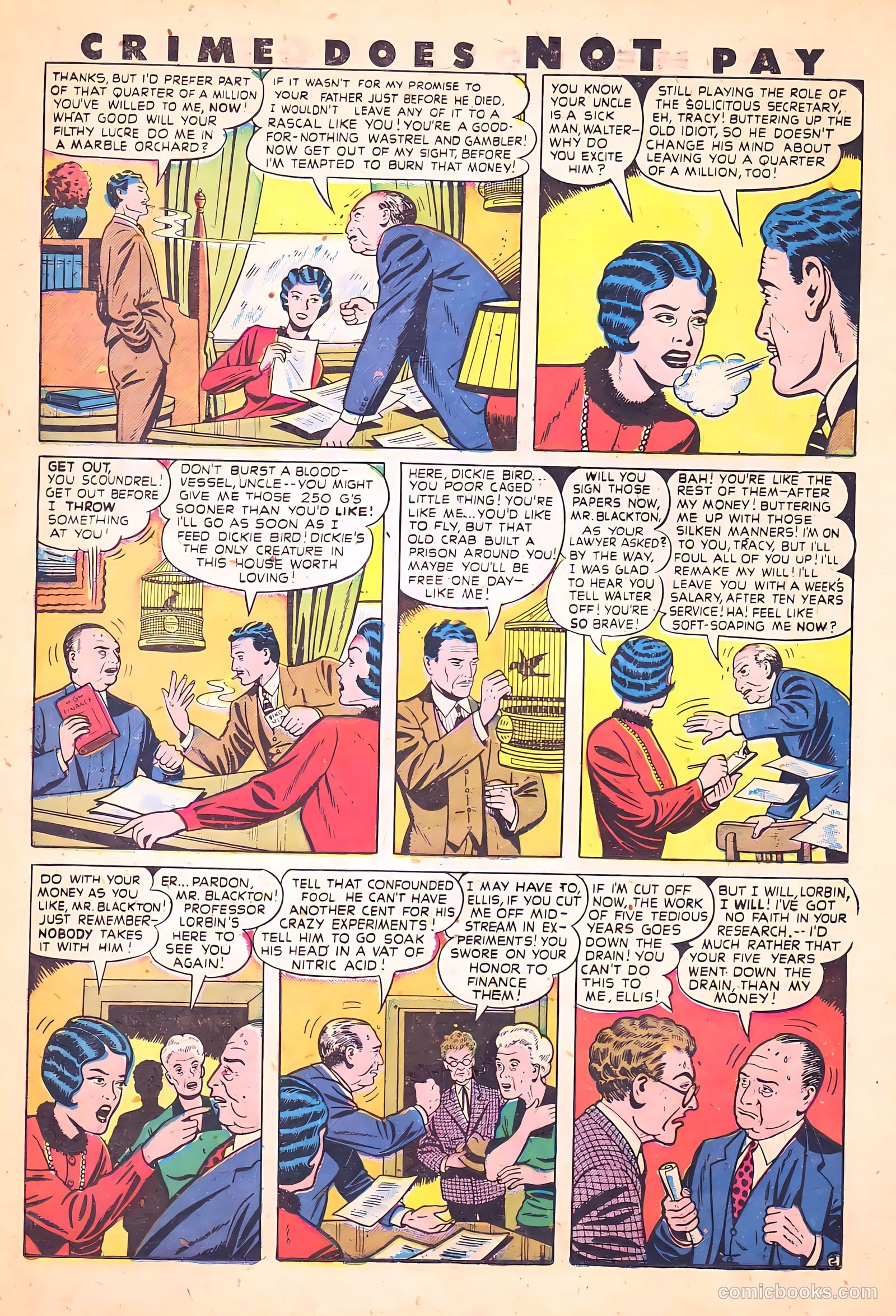 Crime Does Not Pay #62 (1948) — page 34 of 53