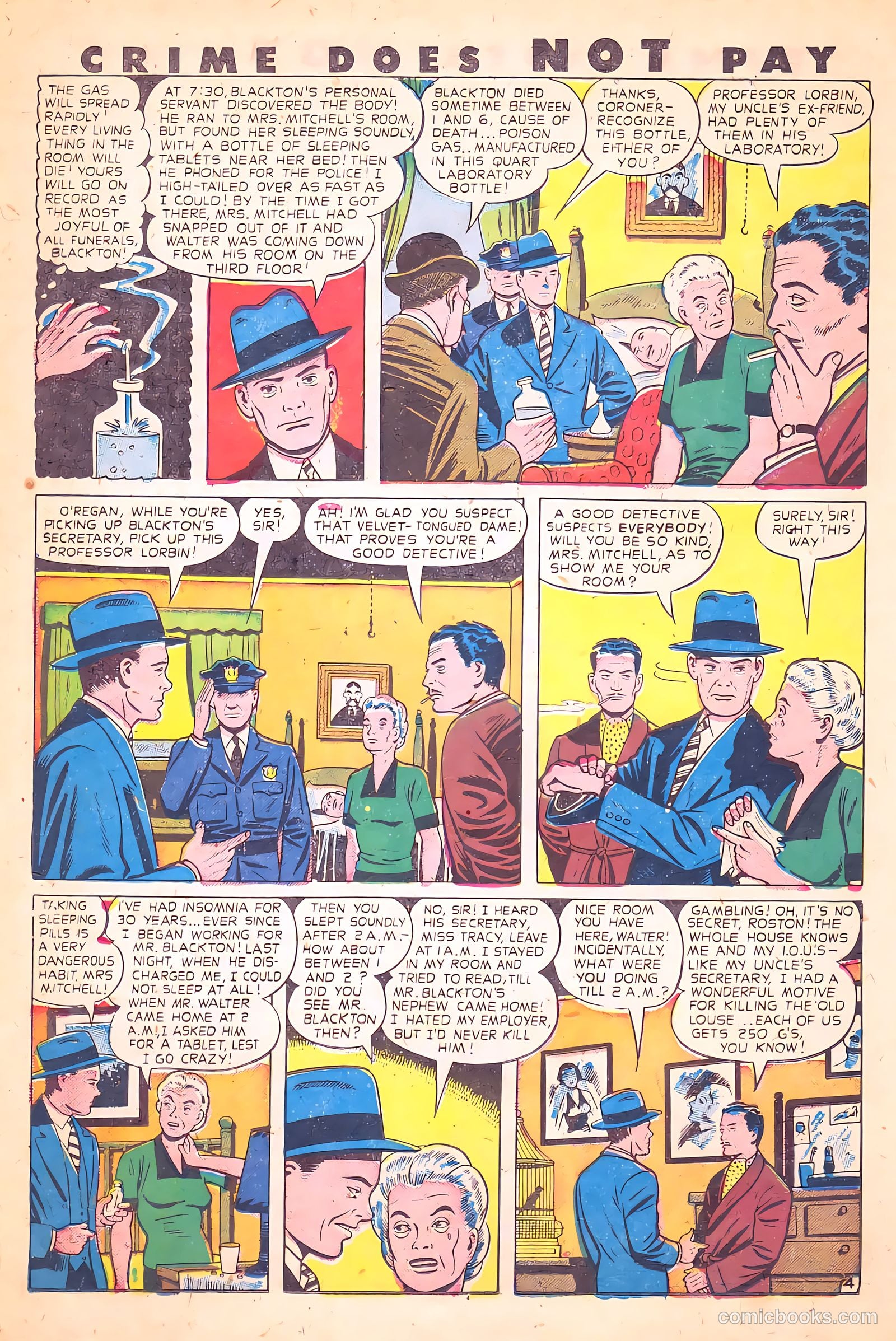 Crime Does Not Pay #62 (1948) — page 36 of 53