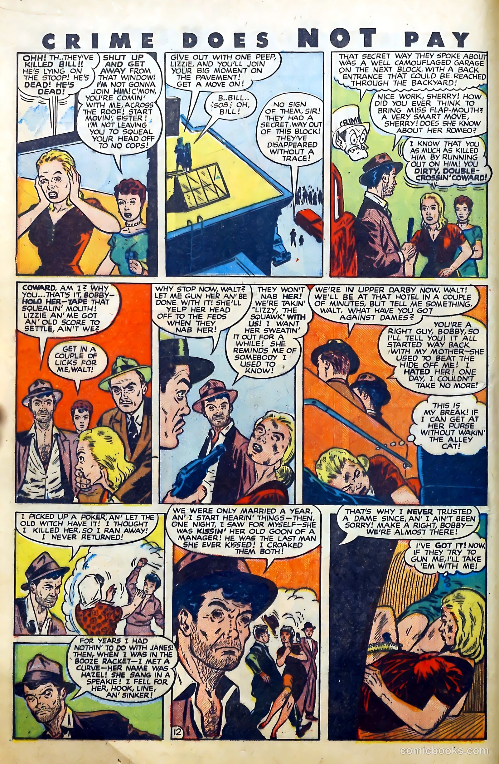 Crime Does Not Pay #64 (1948) — page 16 of 53