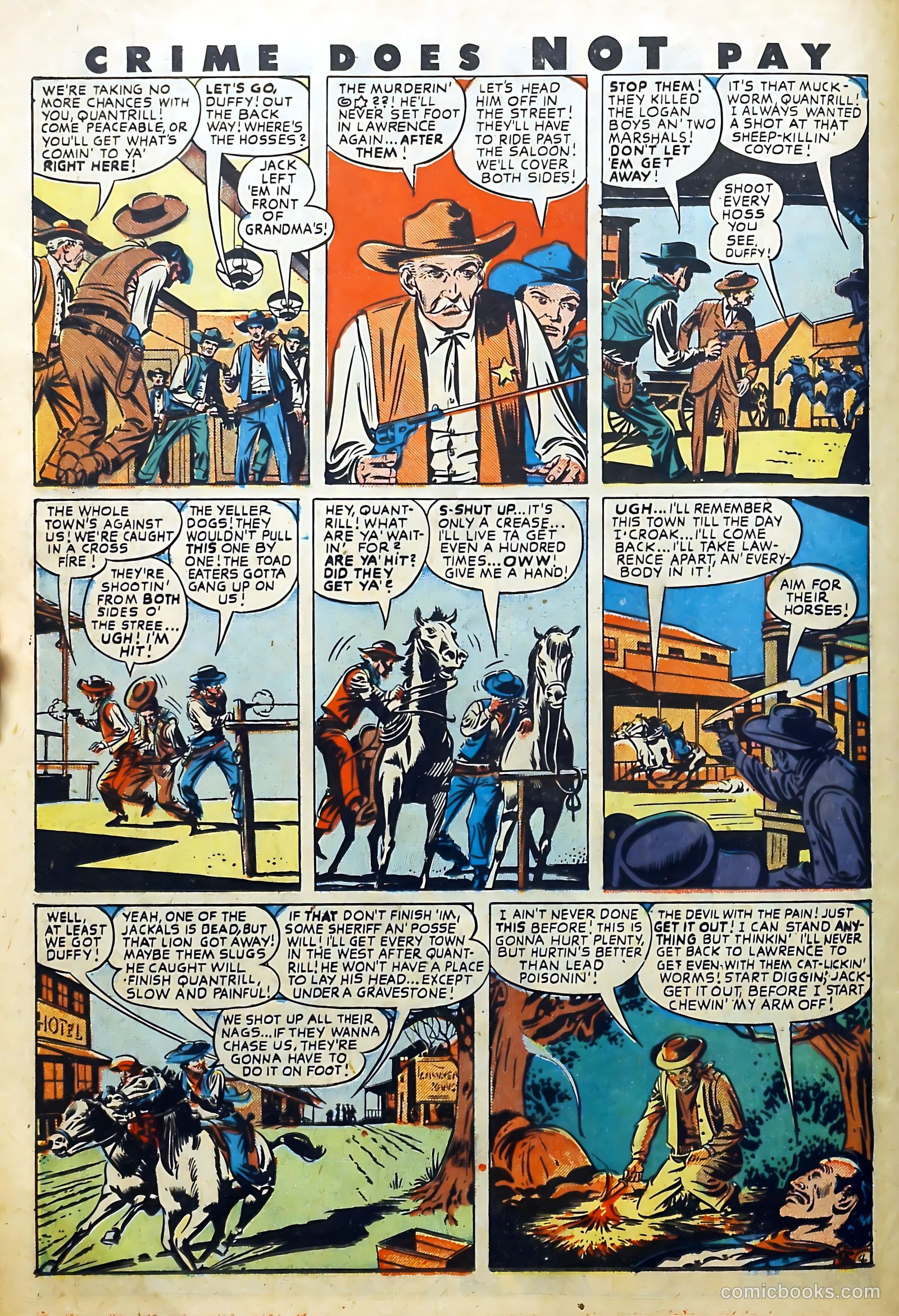 Crime Does Not Pay #64 (1948) — page 34 of 53