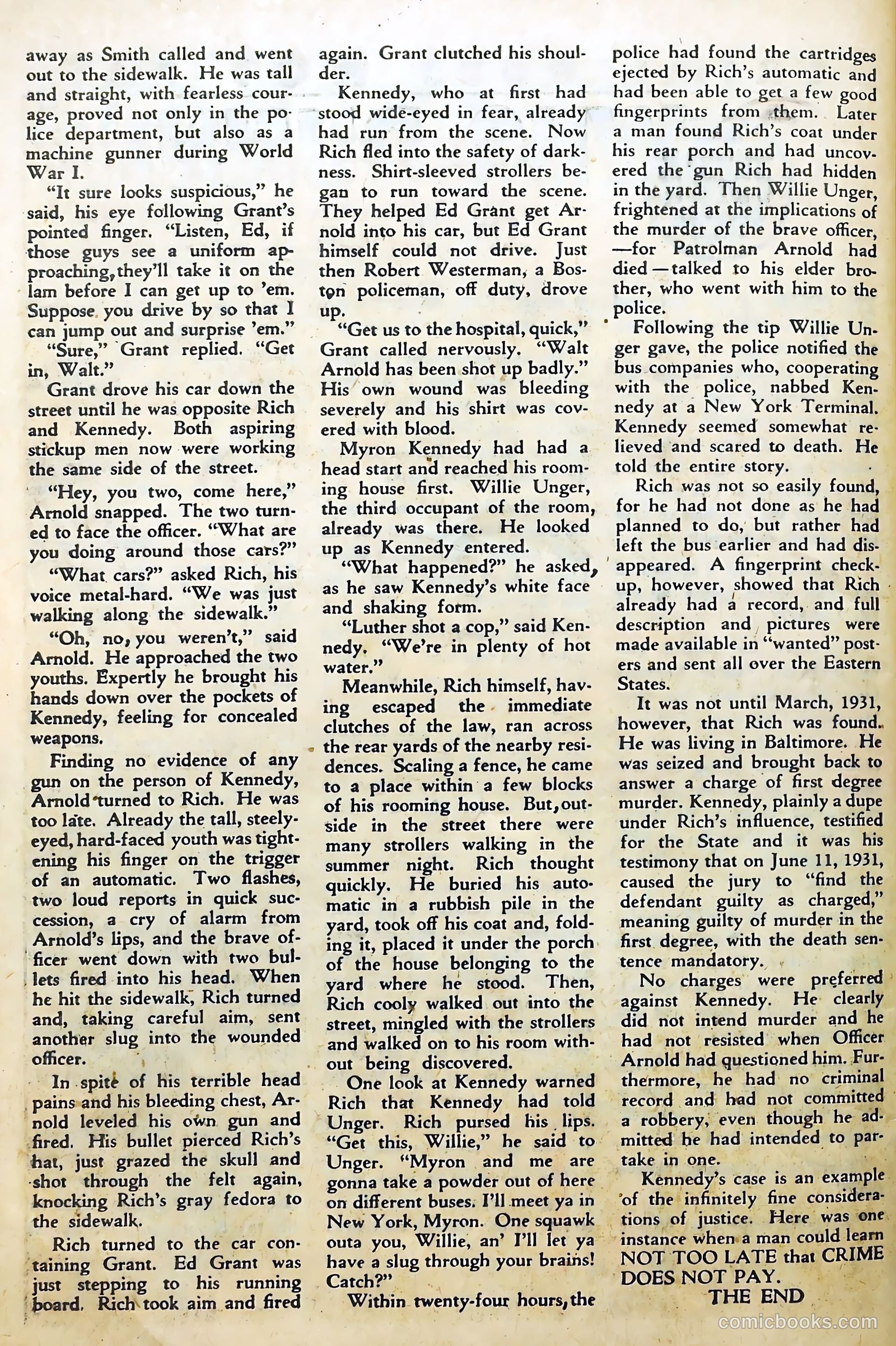 Crime Does Not Pay #64 (1948) — page 42 of 53