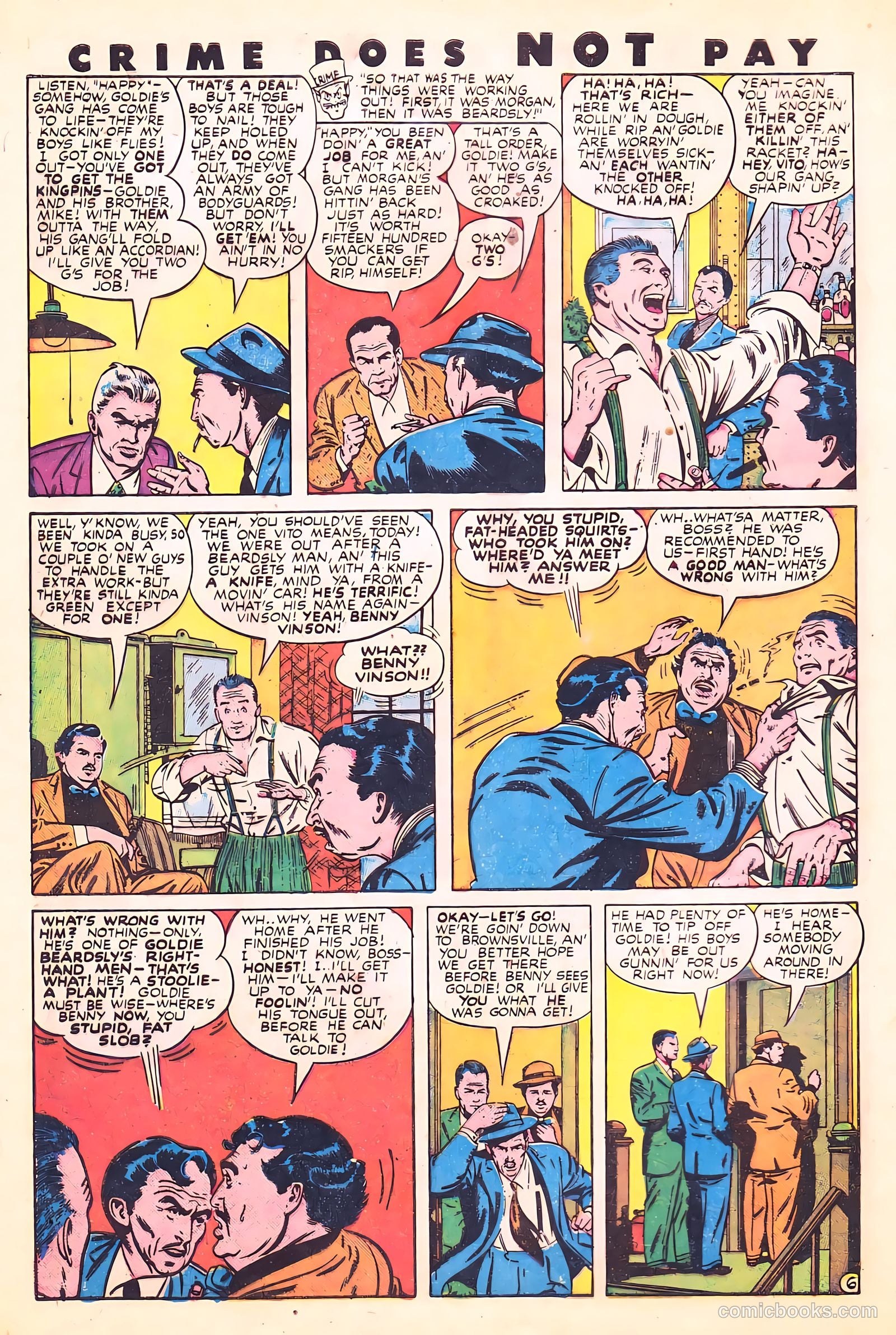 Crime Does Not Pay #65 (1948) — page 8 of 52