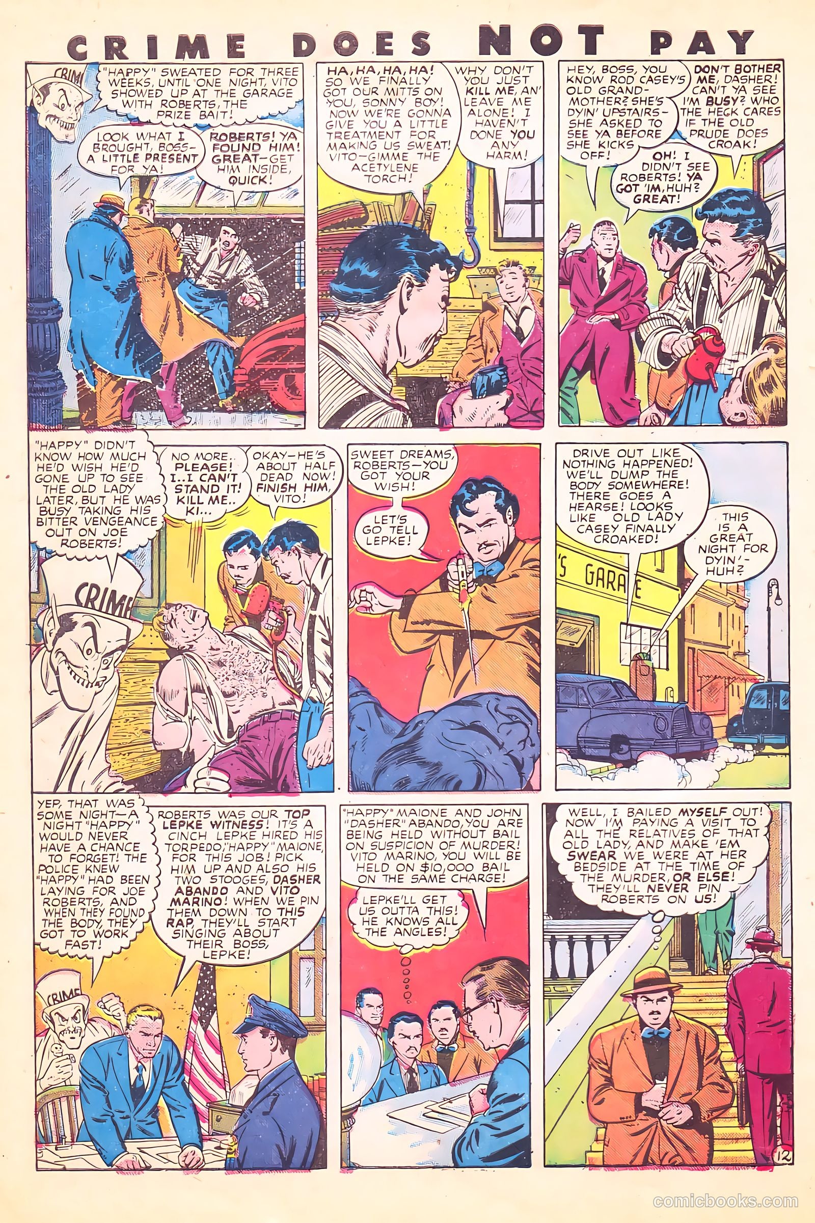 Crime Does Not Pay #65 (1948) — page 14 of 52