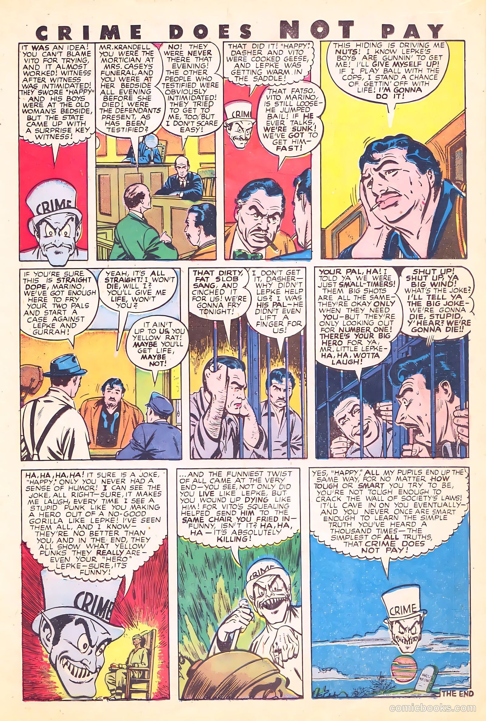 Crime Does Not Pay #65 (1948) — page 15 of 52