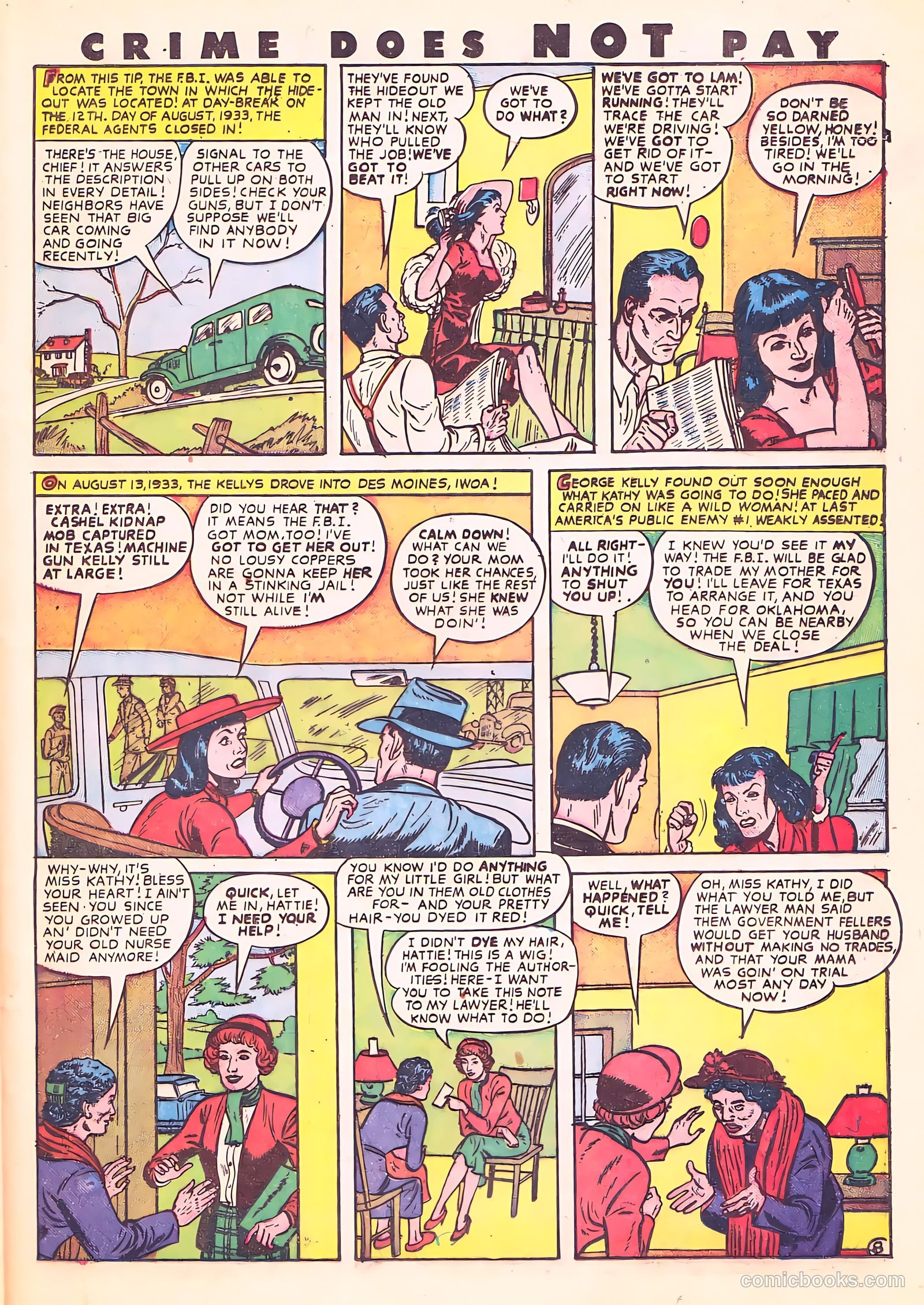 Crime Does Not Pay #65 (1948) — page 34 of 52
