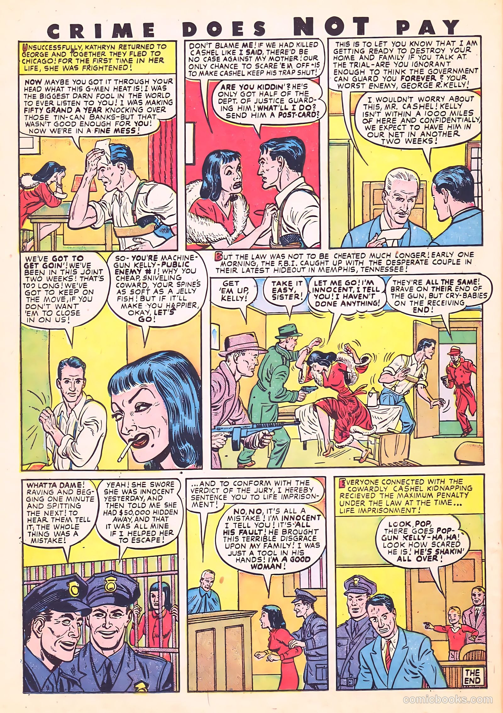 Crime Does Not Pay #65 (1948) — page 35 of 52