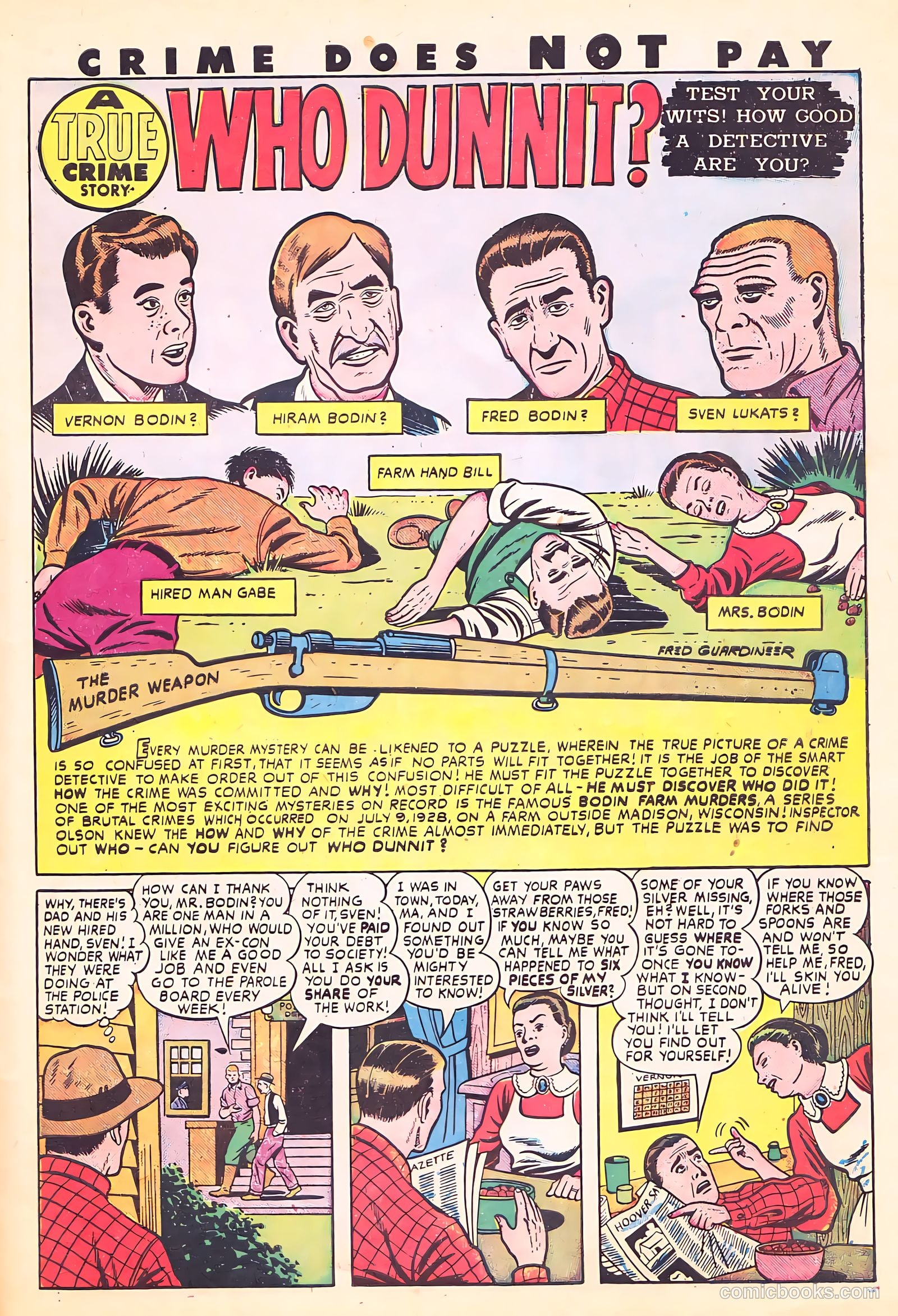 Crime Does Not Pay #65 (1948) — page 40 of 52