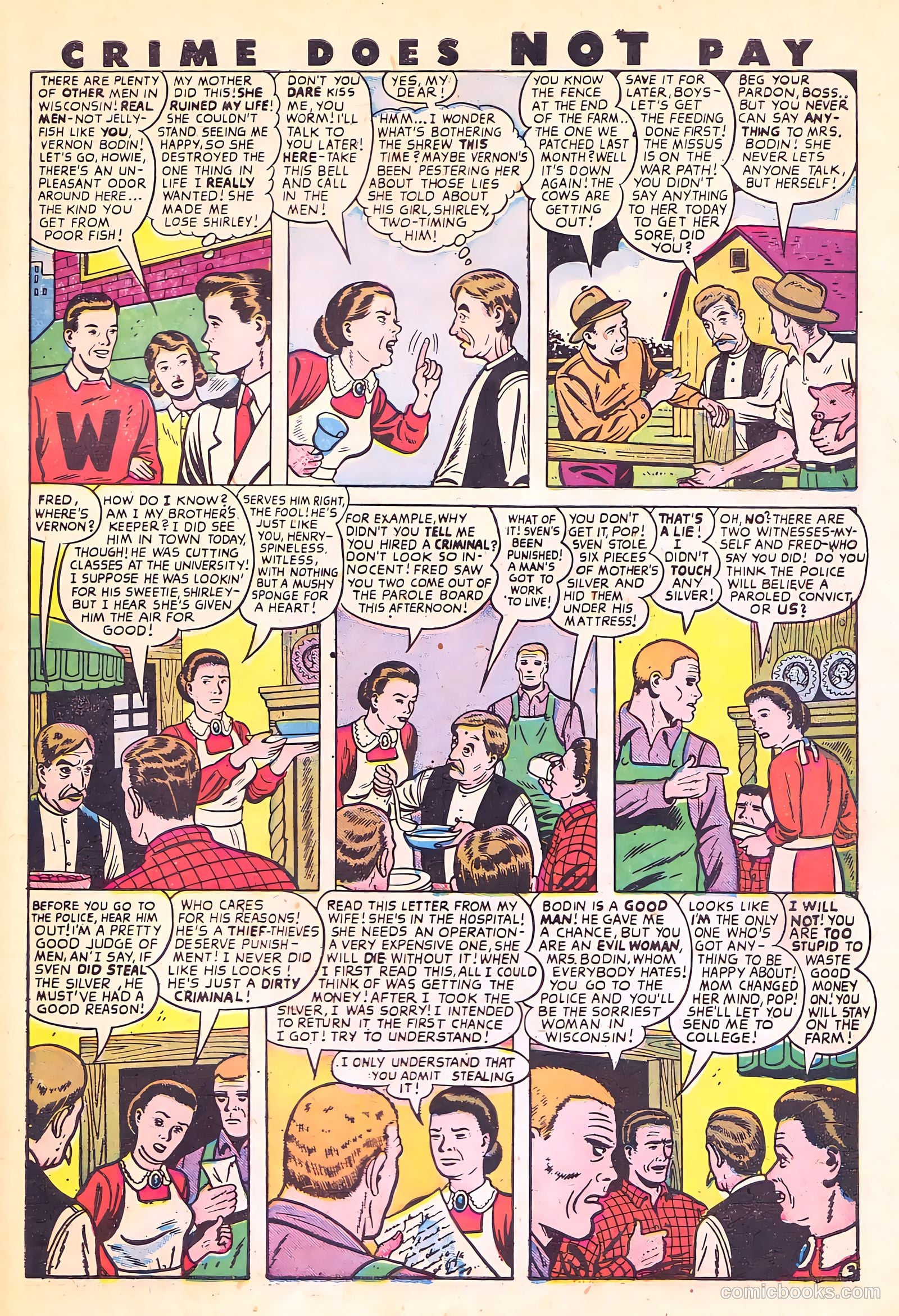 Crime Does Not Pay #65 (1948) — page 42 of 52