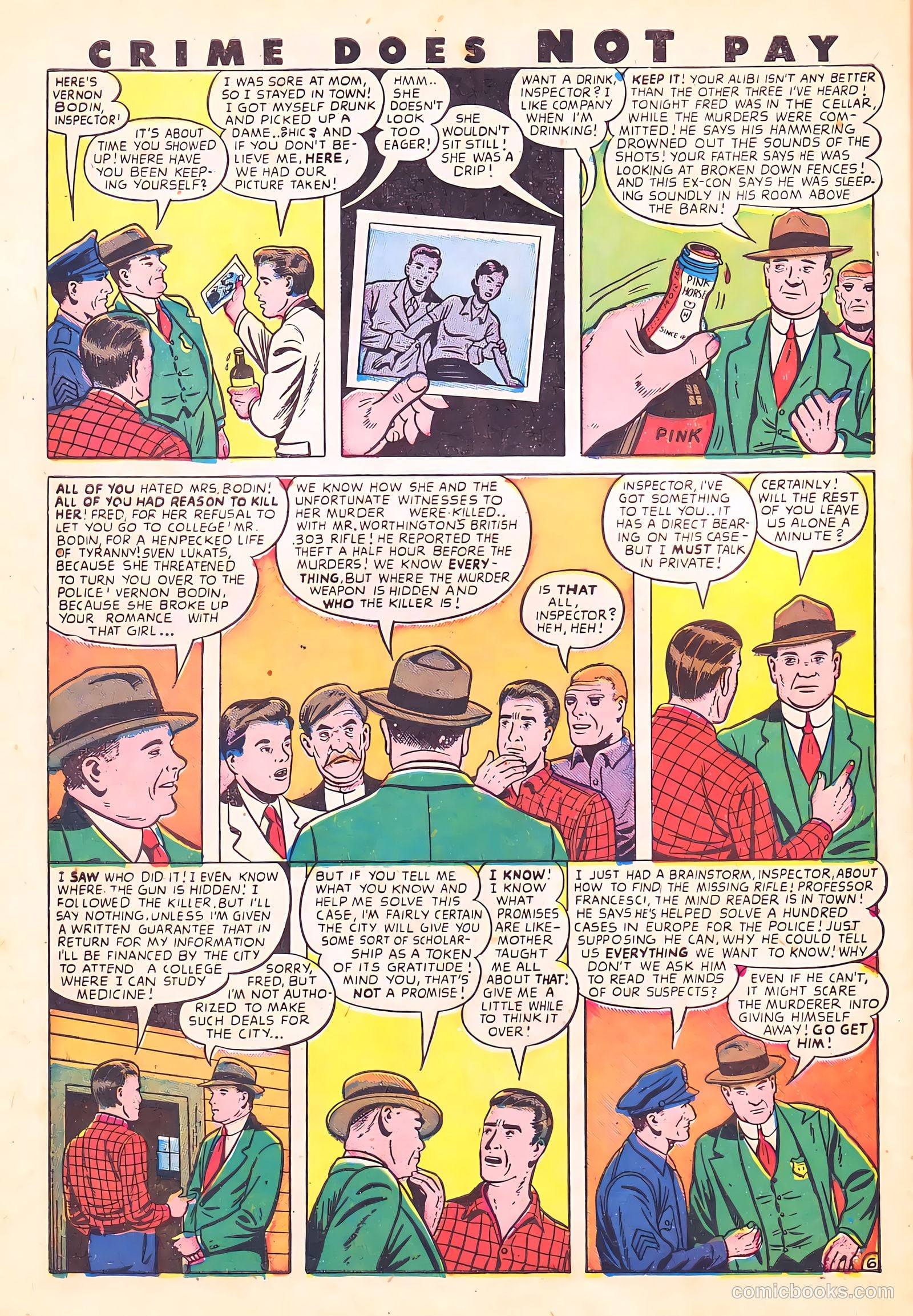 Crime Does Not Pay #65 (1948) — page 45 of 52