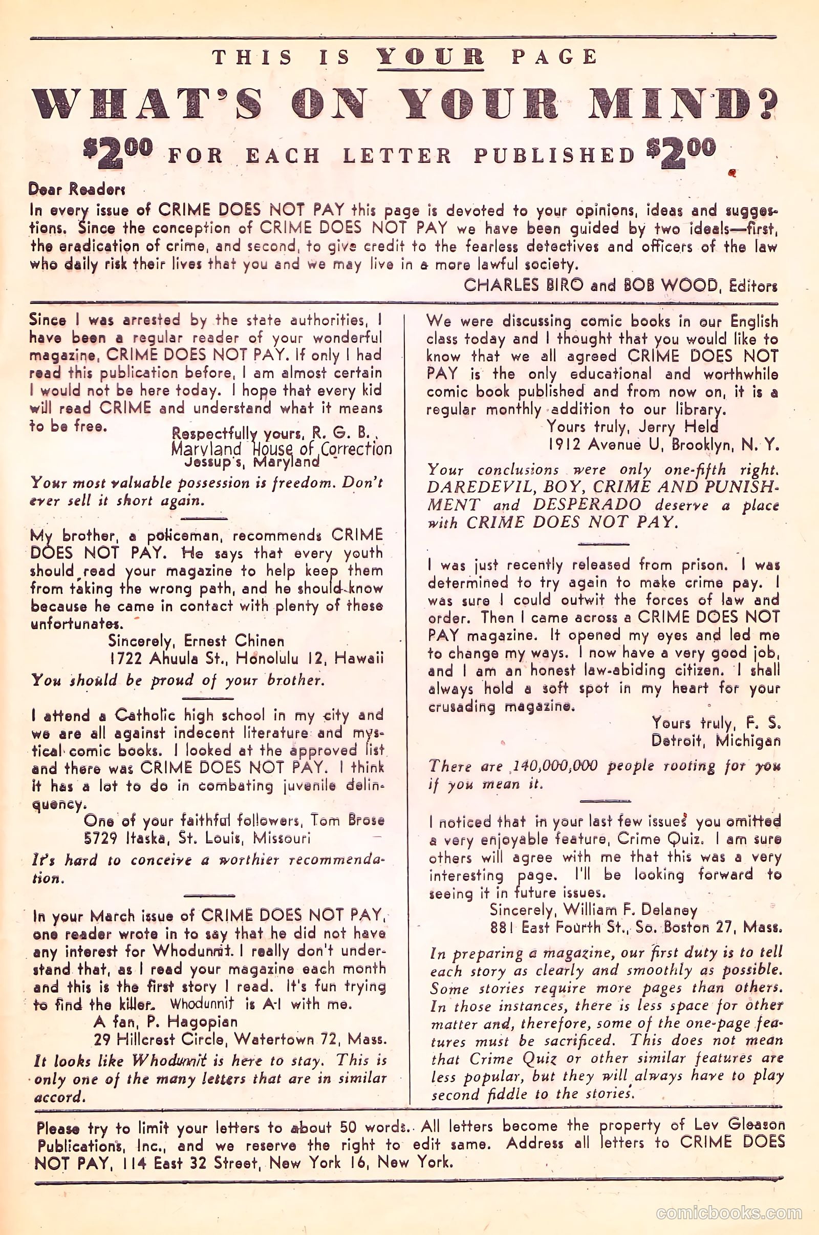 Crime Does Not Pay #65 (1948) — page 49 of 52