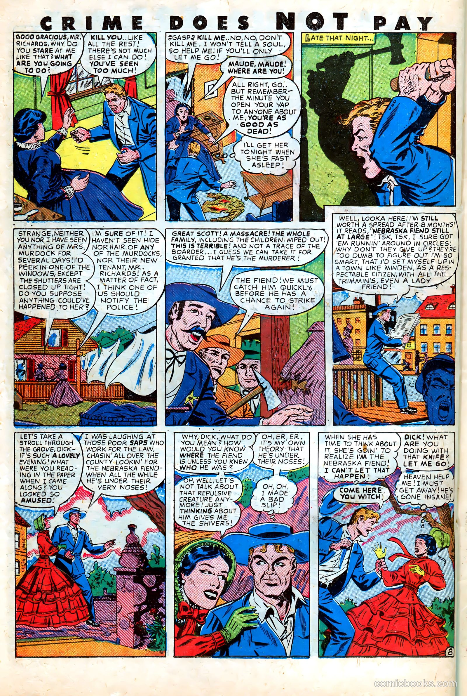 Crime Does Not Pay #66 (1948) — page 34 of 52
