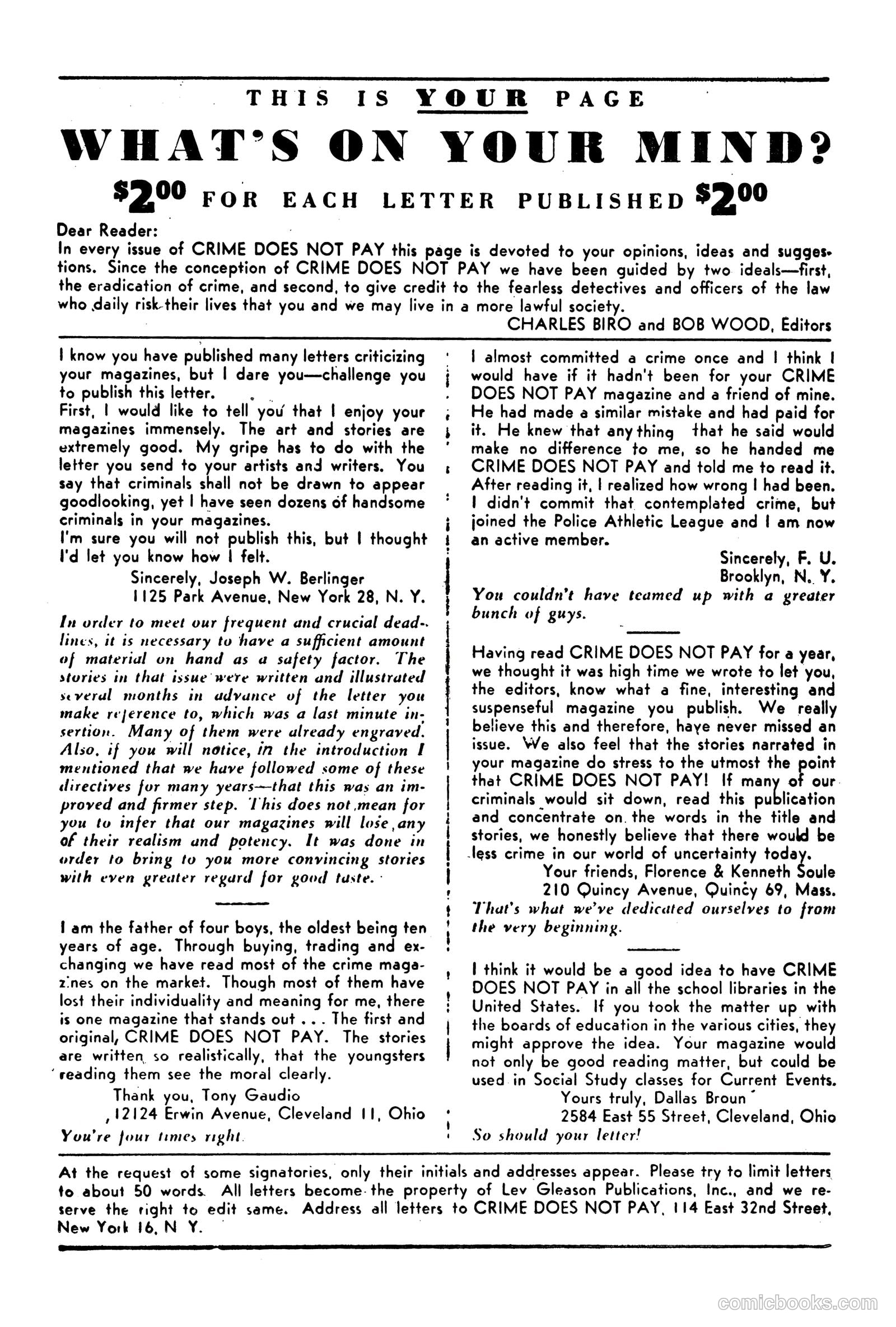 Crime Does Not Pay #67 (1948) — page 31 of 52