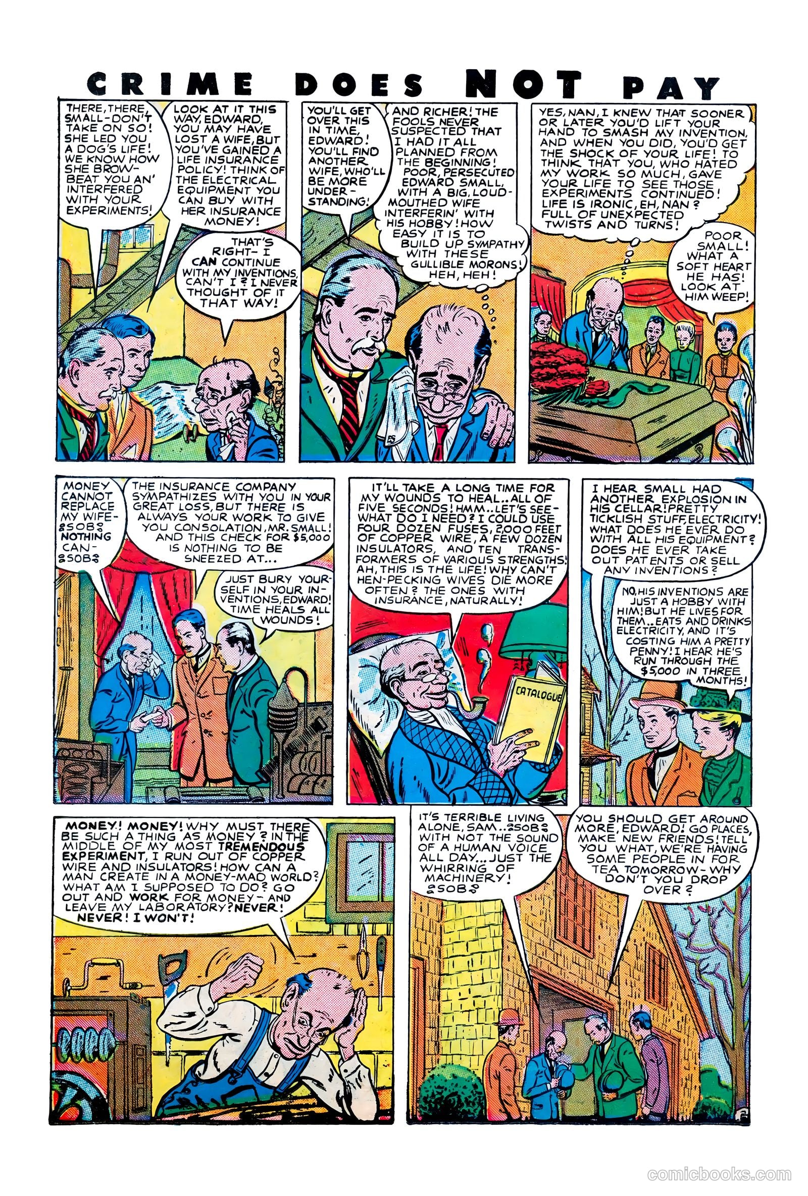 Crime Does Not Pay #67 (1948) — page 34 of 52