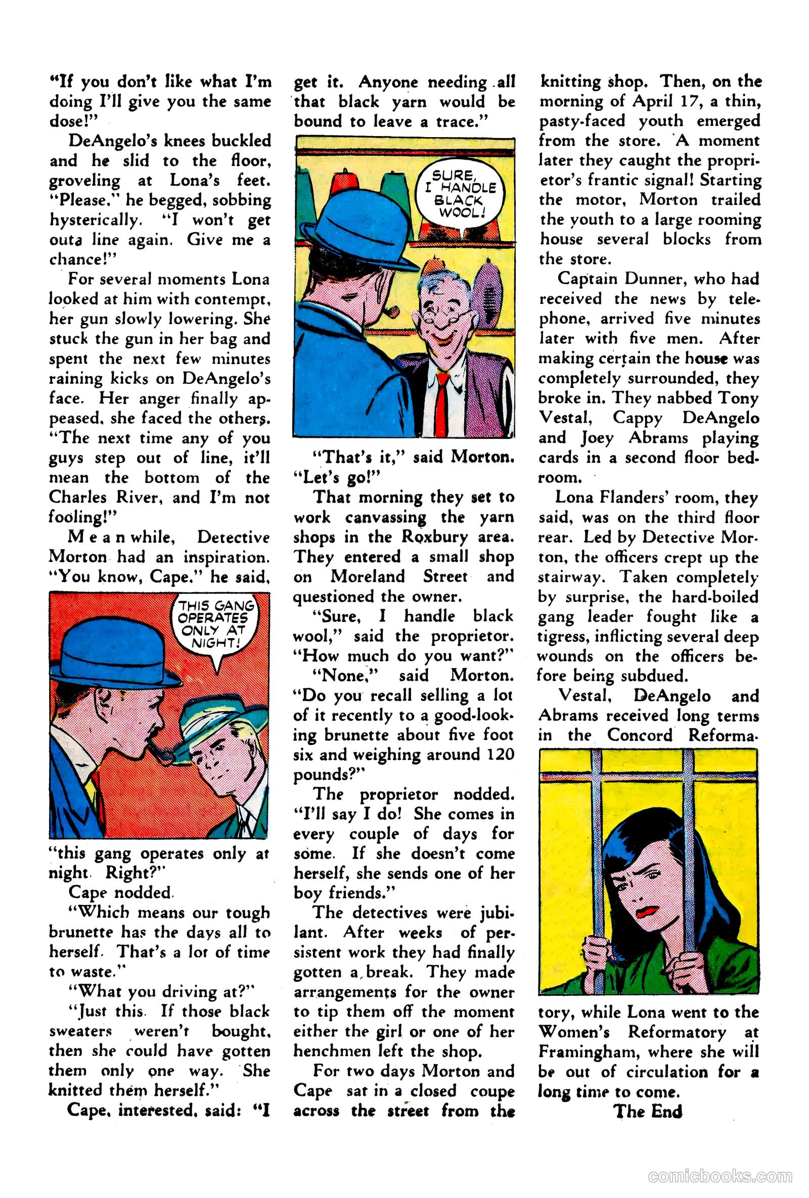 Crime Does Not Pay #67 (1948) — page 40 of 52