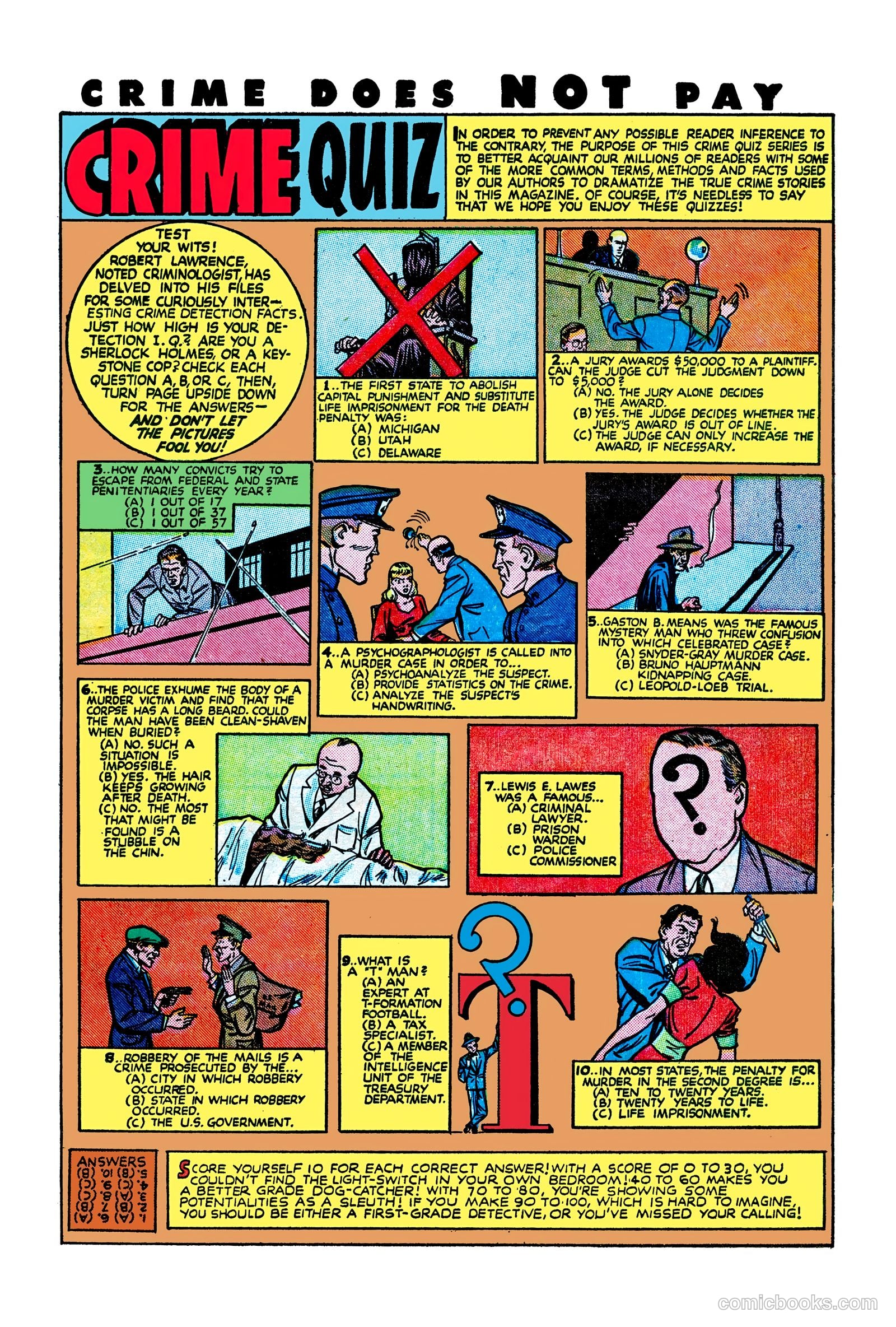 Crime Does Not Pay #67 (1948) — page 41 of 52