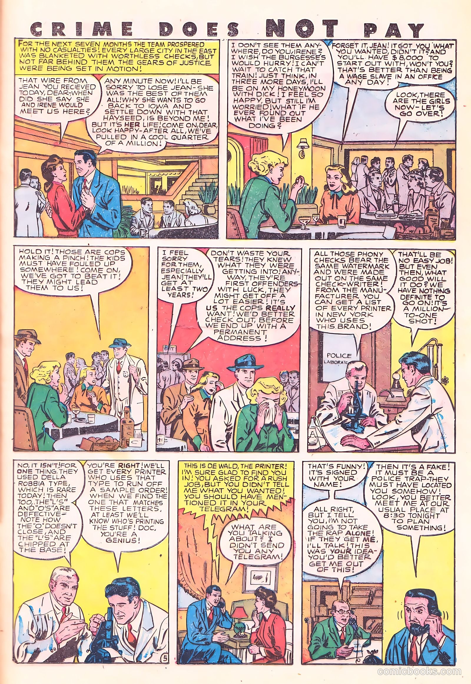 Crime Does Not Pay #68 (1948) — page 32 of 52