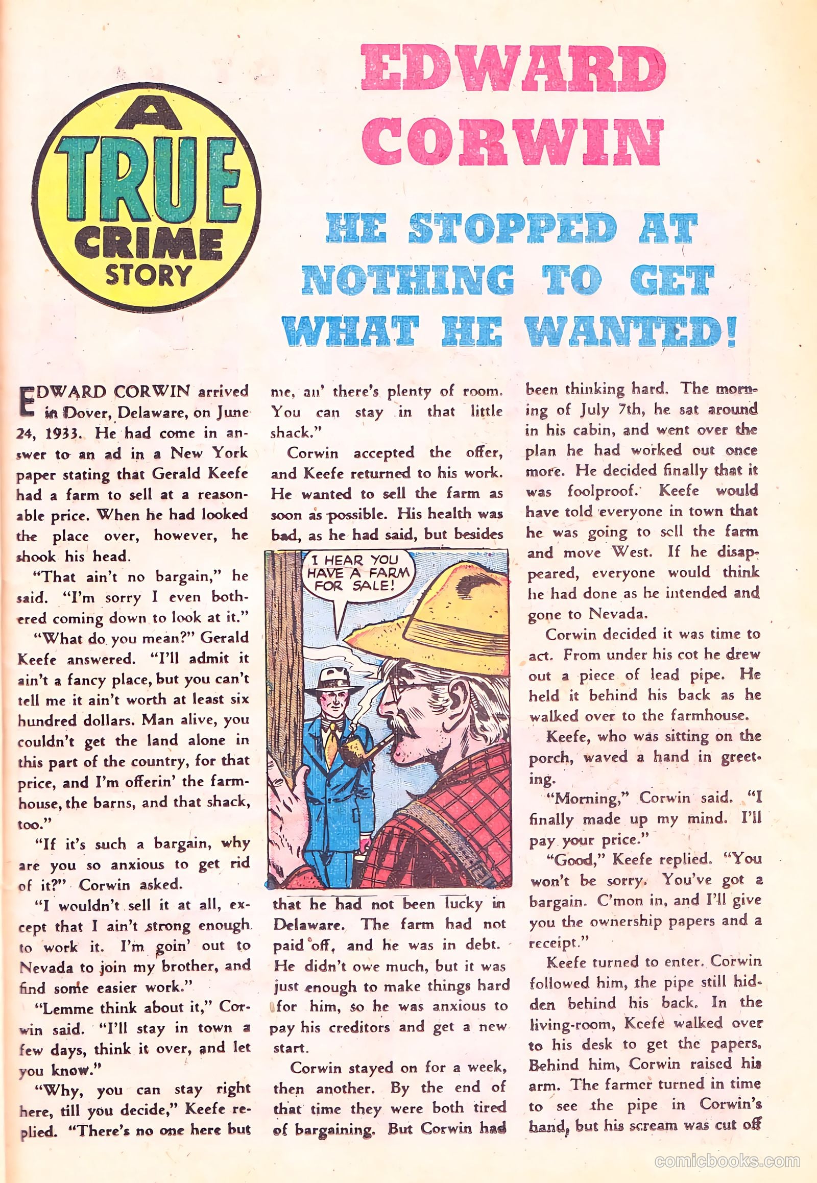 Crime Does Not Pay #68 (1948) — page 36 of 52
