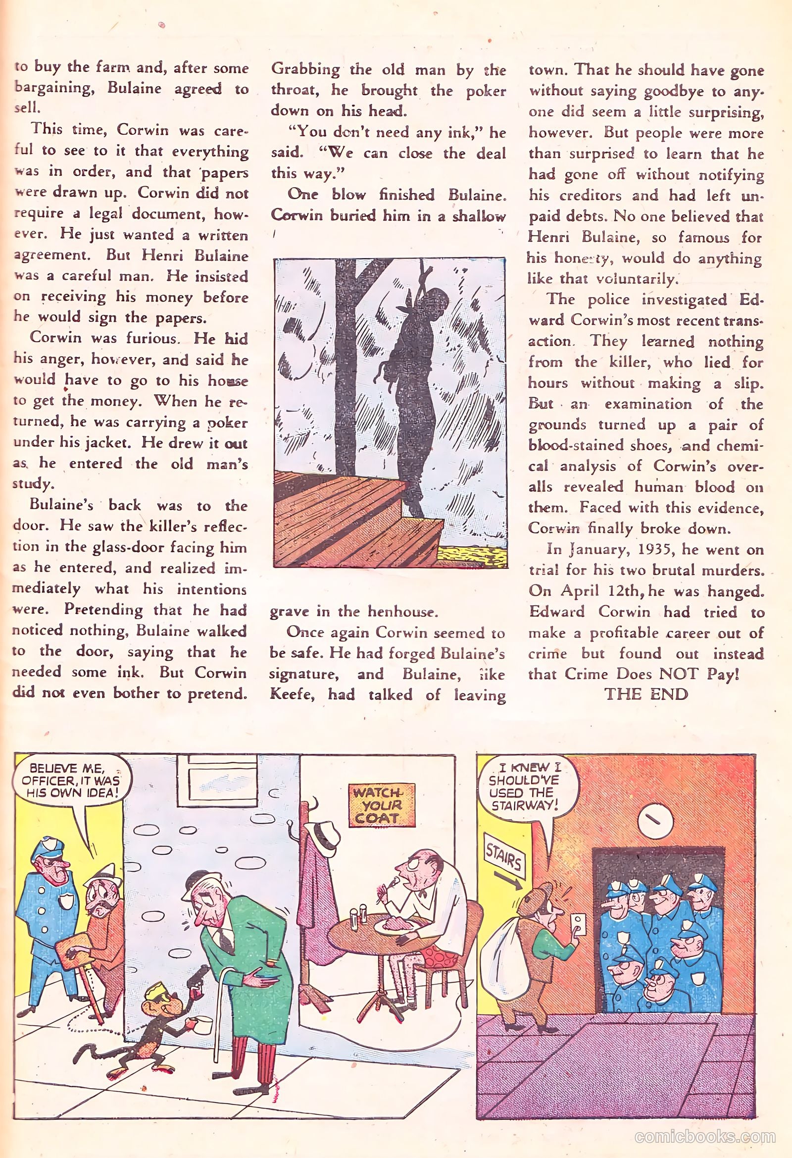 Crime Does Not Pay #68 (1948) — page 38 of 52