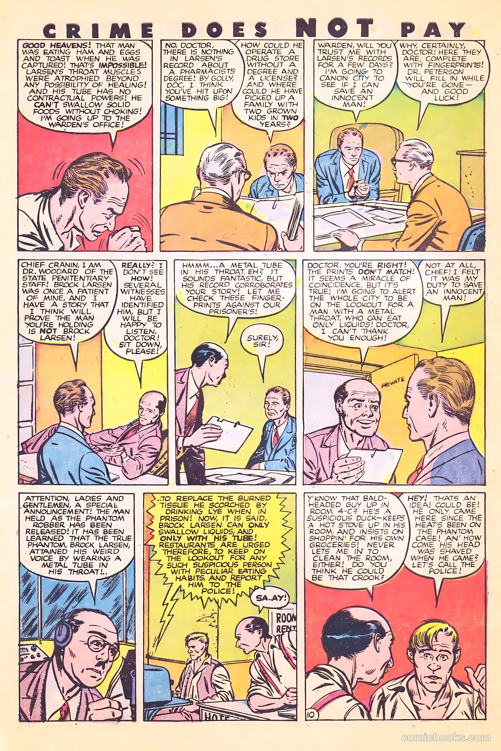 Crime Does Not Pay #70 (1948) — page 12 of 53