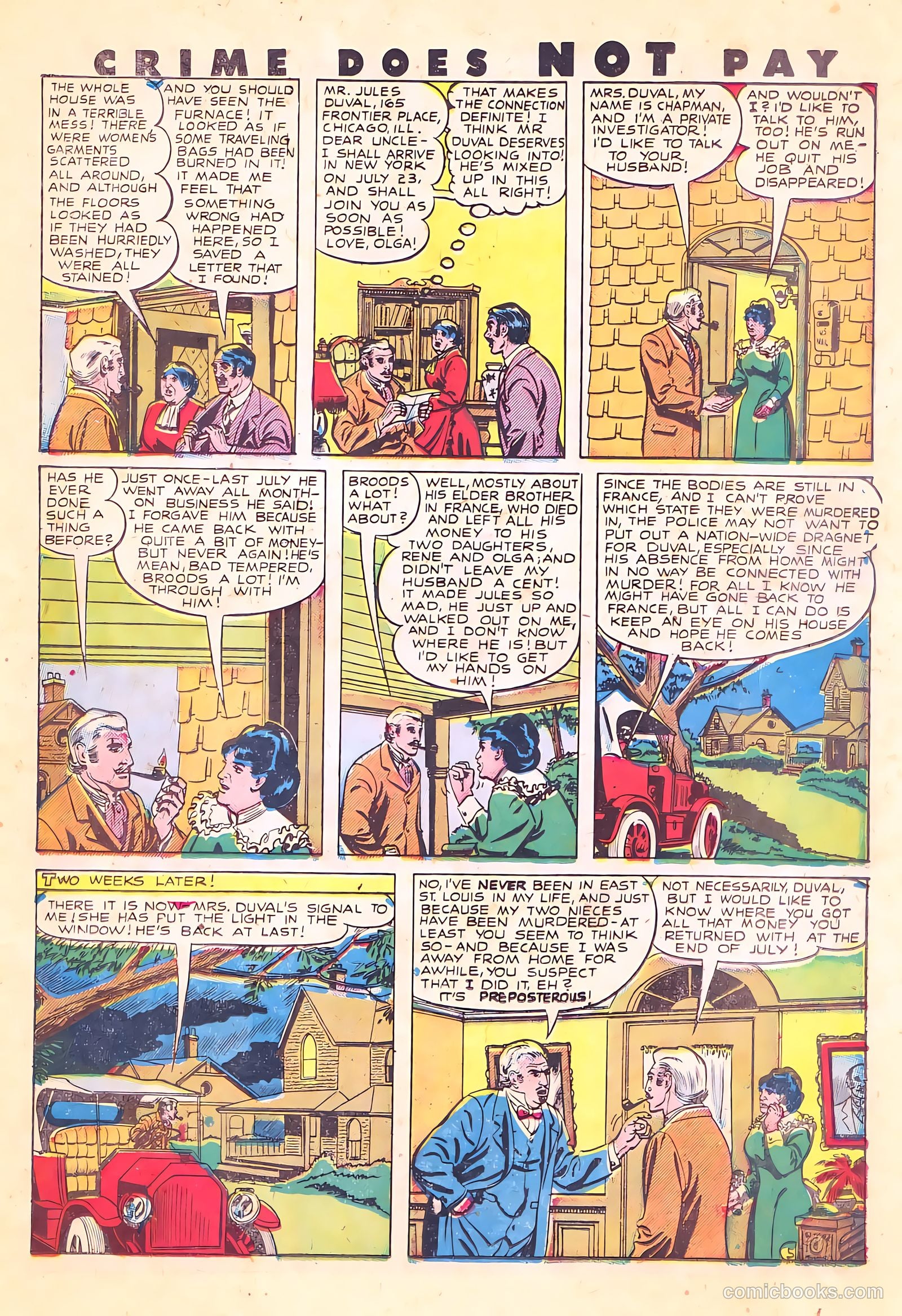 Crime Does Not Pay #70 (1948) — page 19 of 53